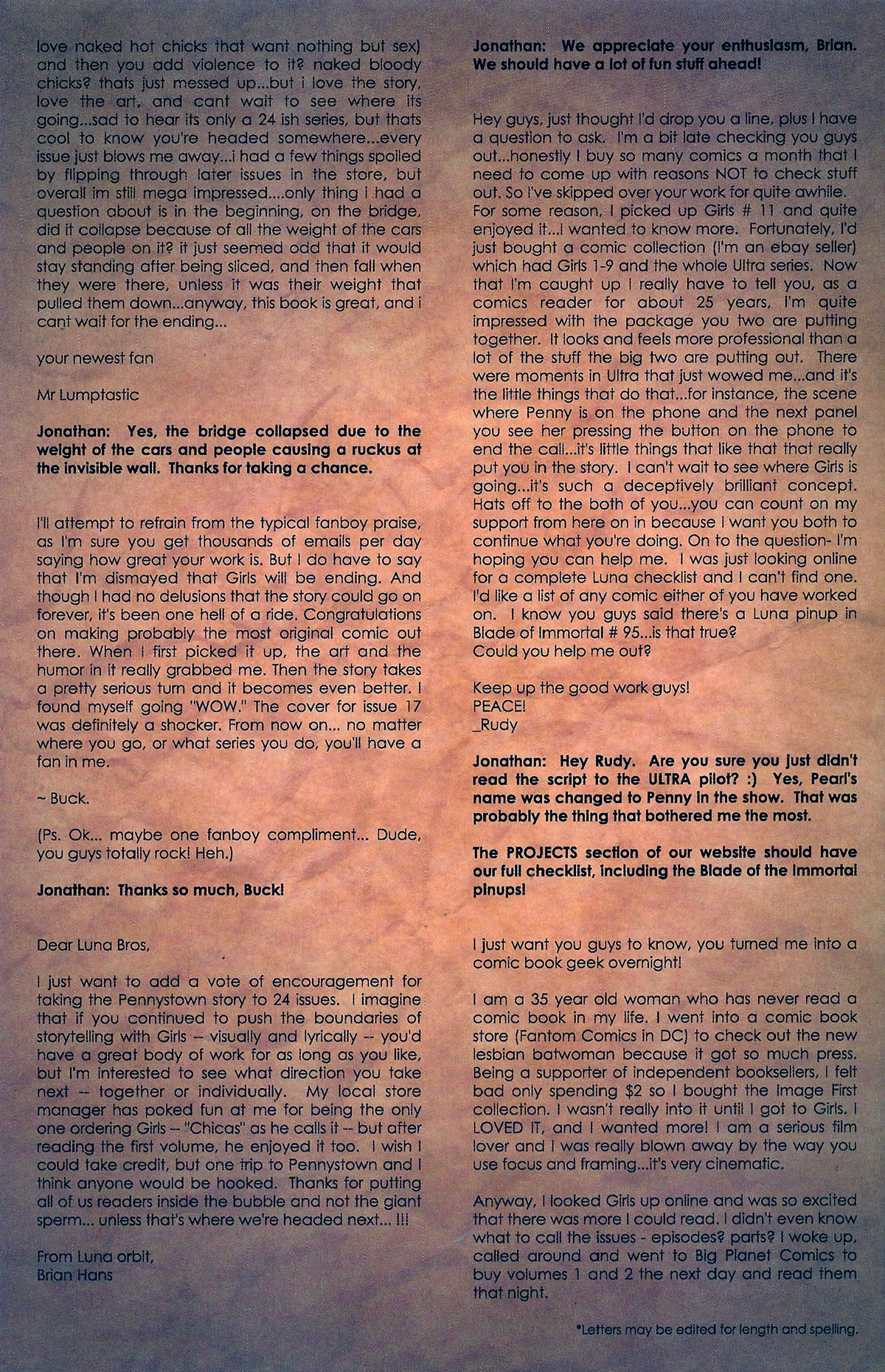 Read online Girls comic -  Issue #20 - 26