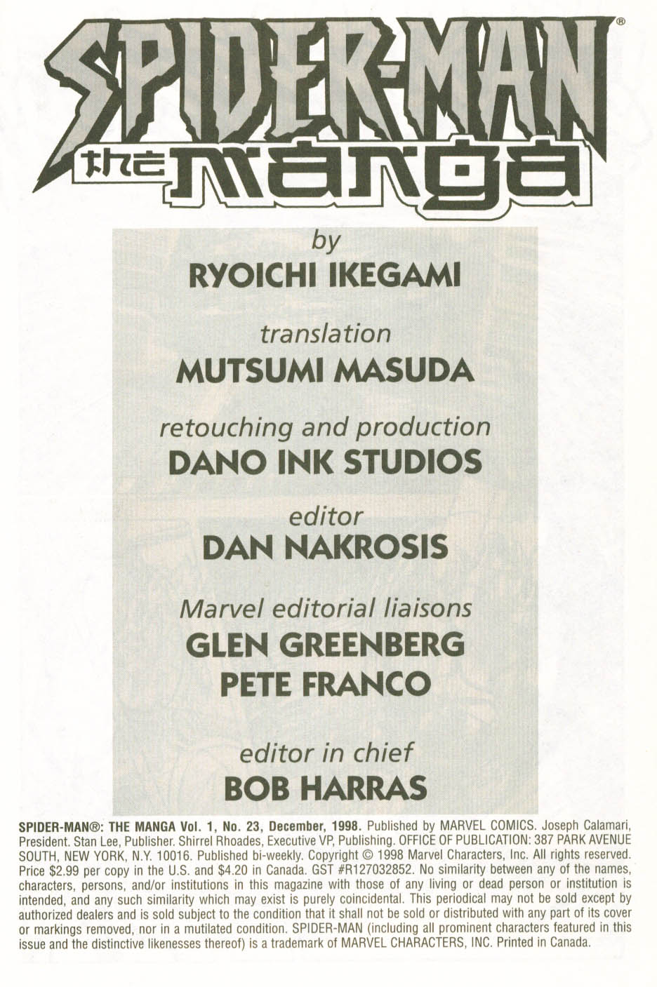 Read online Spider-Man: The Manga comic -  Issue #23 - 2