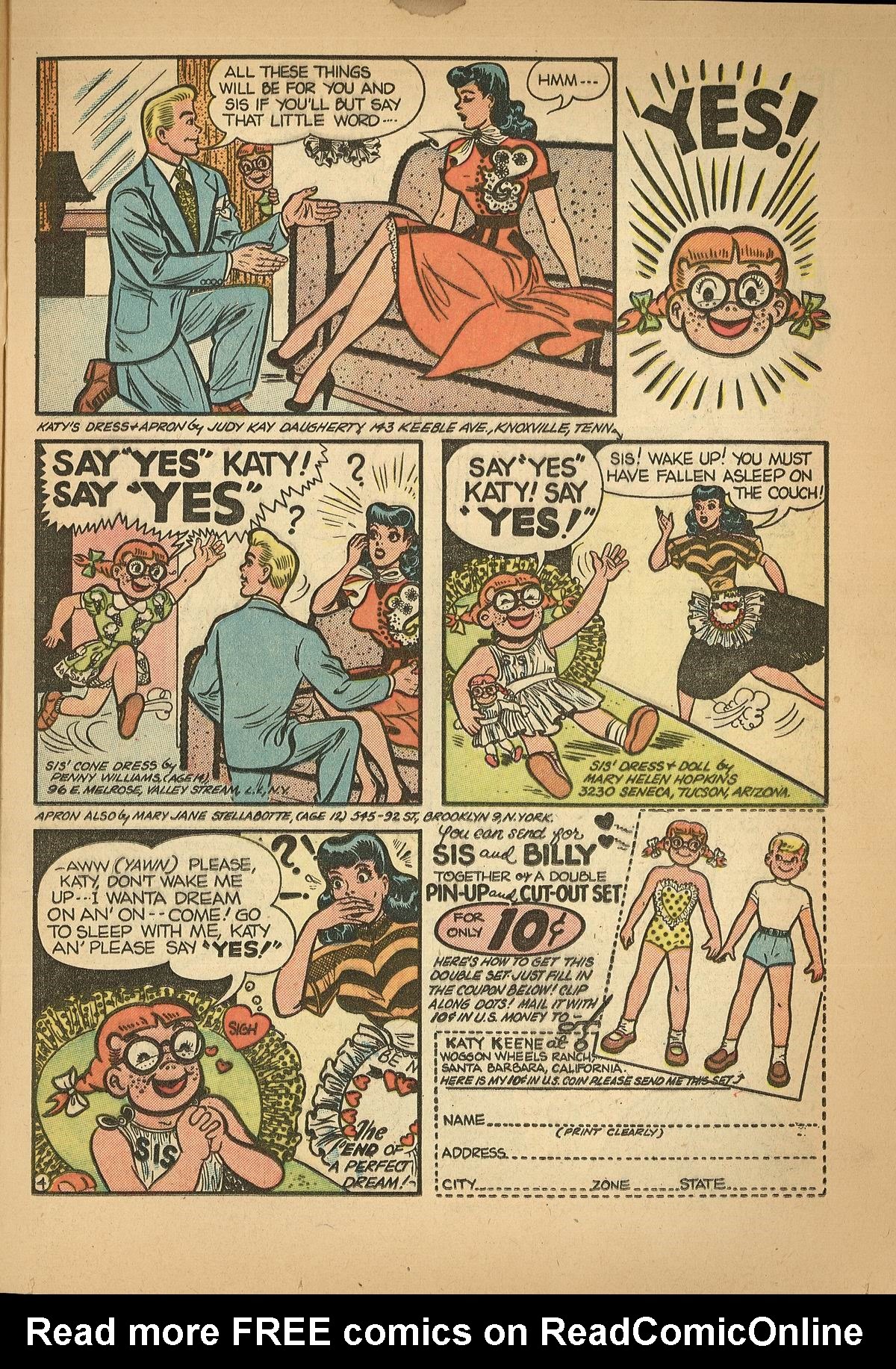 Read online Katy Keene (1949) comic -  Issue #16 - 11