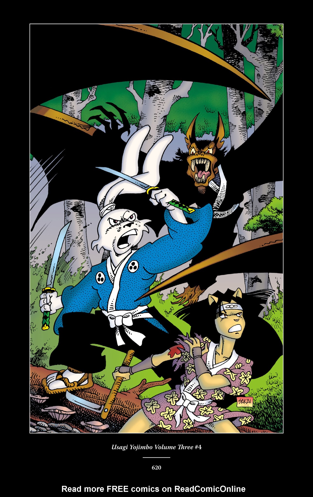 Read online The Usagi Yojimbo Saga comic -  Issue # TPB 1 - 605