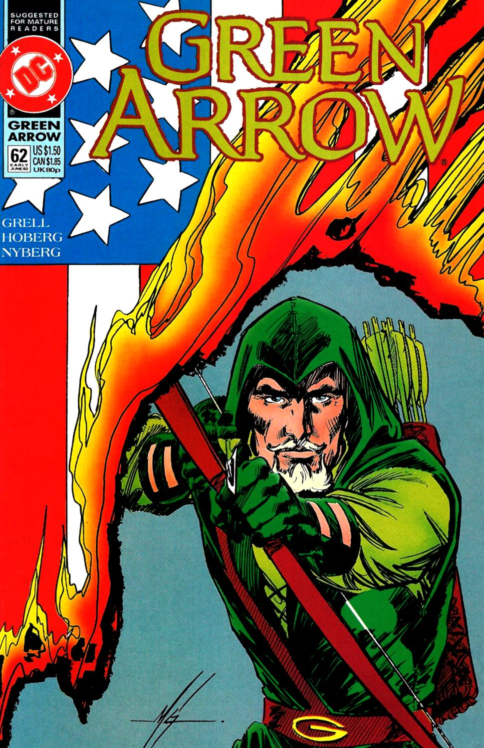 Read online Green Arrow (1988) comic -  Issue #62 - 1