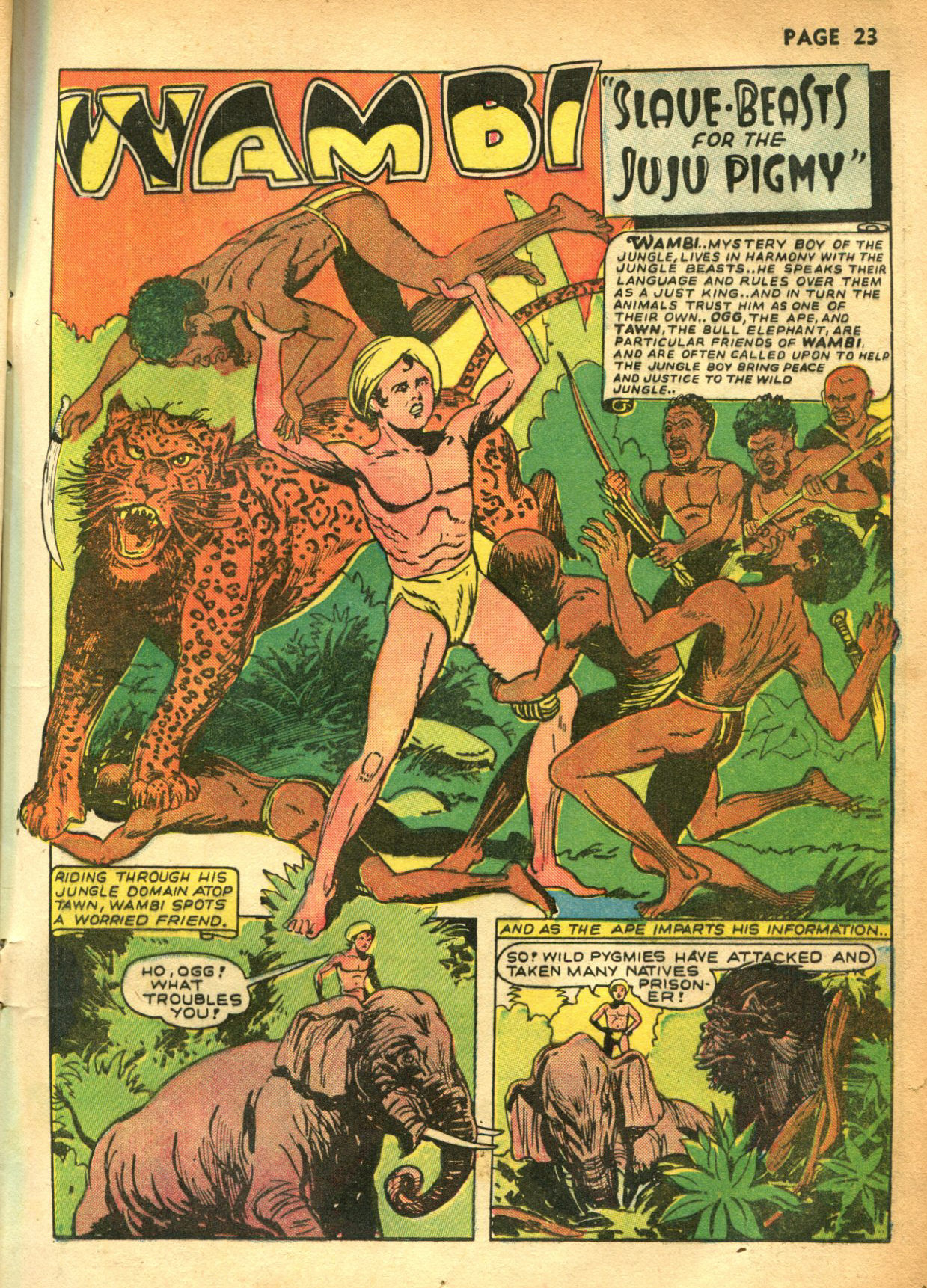 Read online Wambi Jungle Boy comic -  Issue #2 - 24