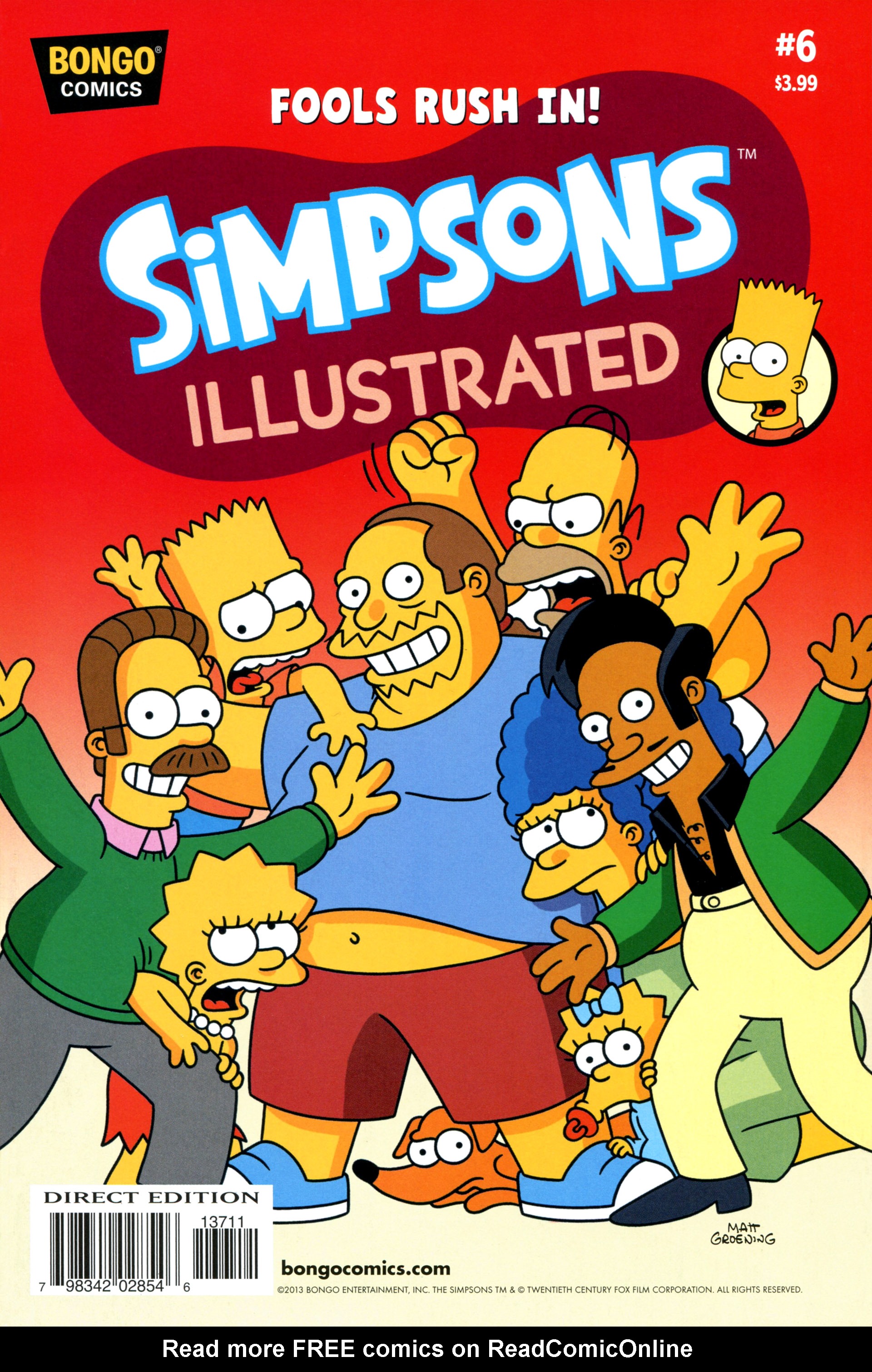Read online Simpsons Illustrated (2012) comic -  Issue #6 - 1