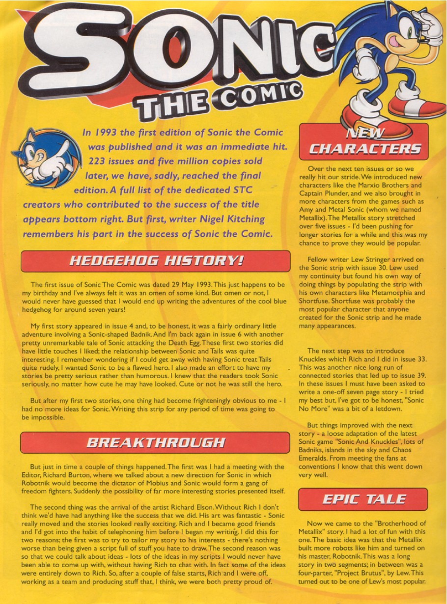 Read online Sonic the Comic comic -  Issue #223 - 2