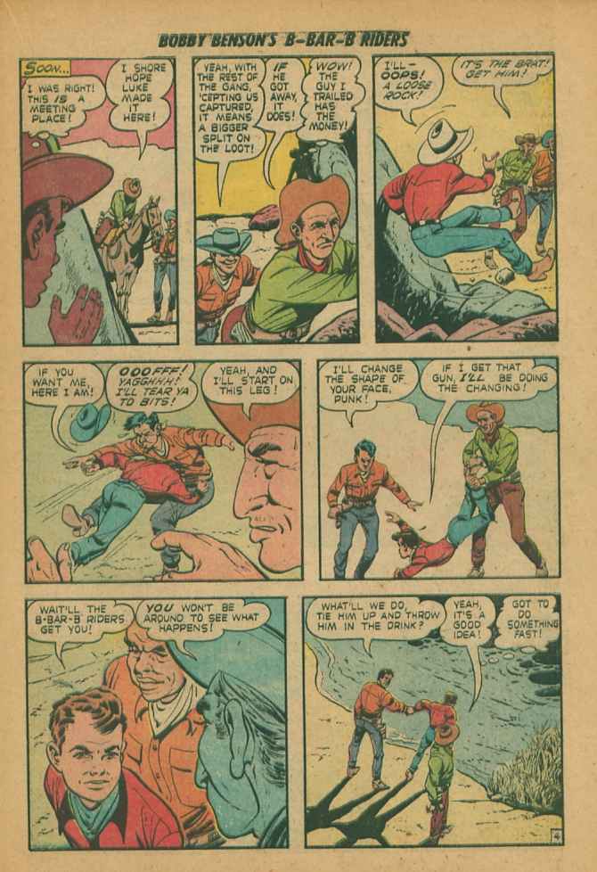 Read online Bobby Benson's B-Bar-B Riders comic -  Issue #12 - 21