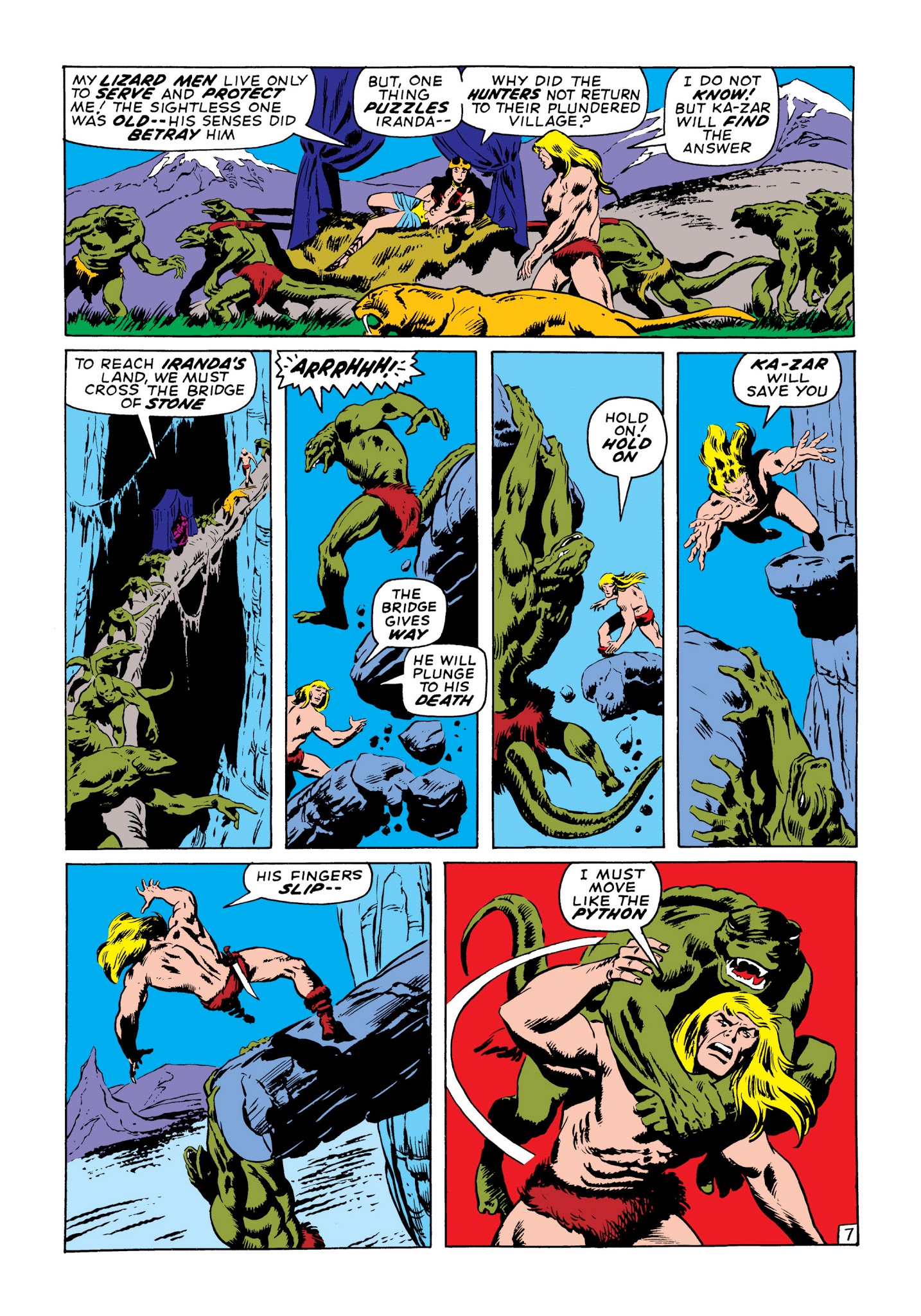 Read online Marvel Masterworks: Ka-Zar comic -  Issue # TPB 1 (Part 2) - 36