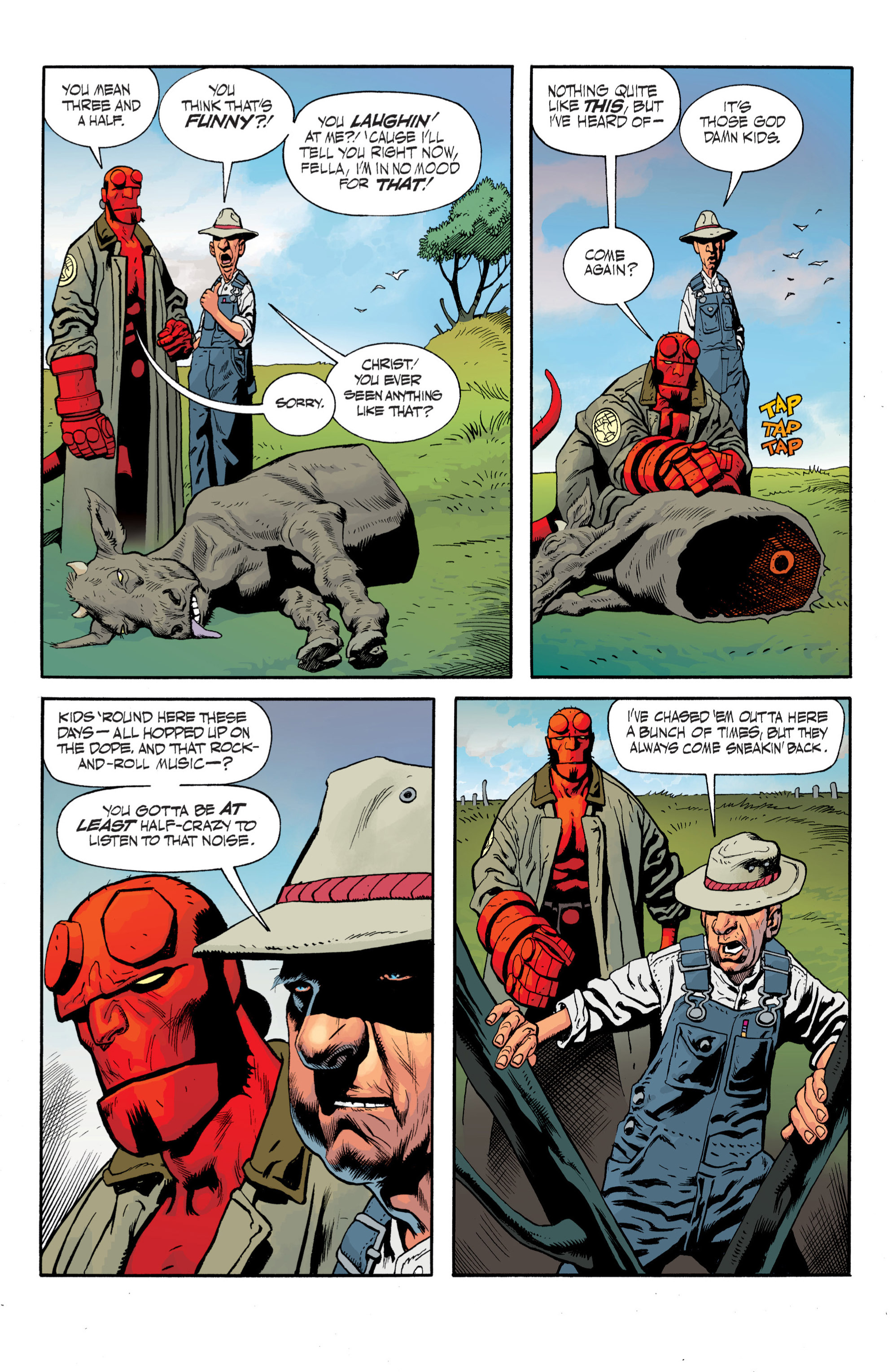 Read online Hellboy comic -  Issue #11 - 159