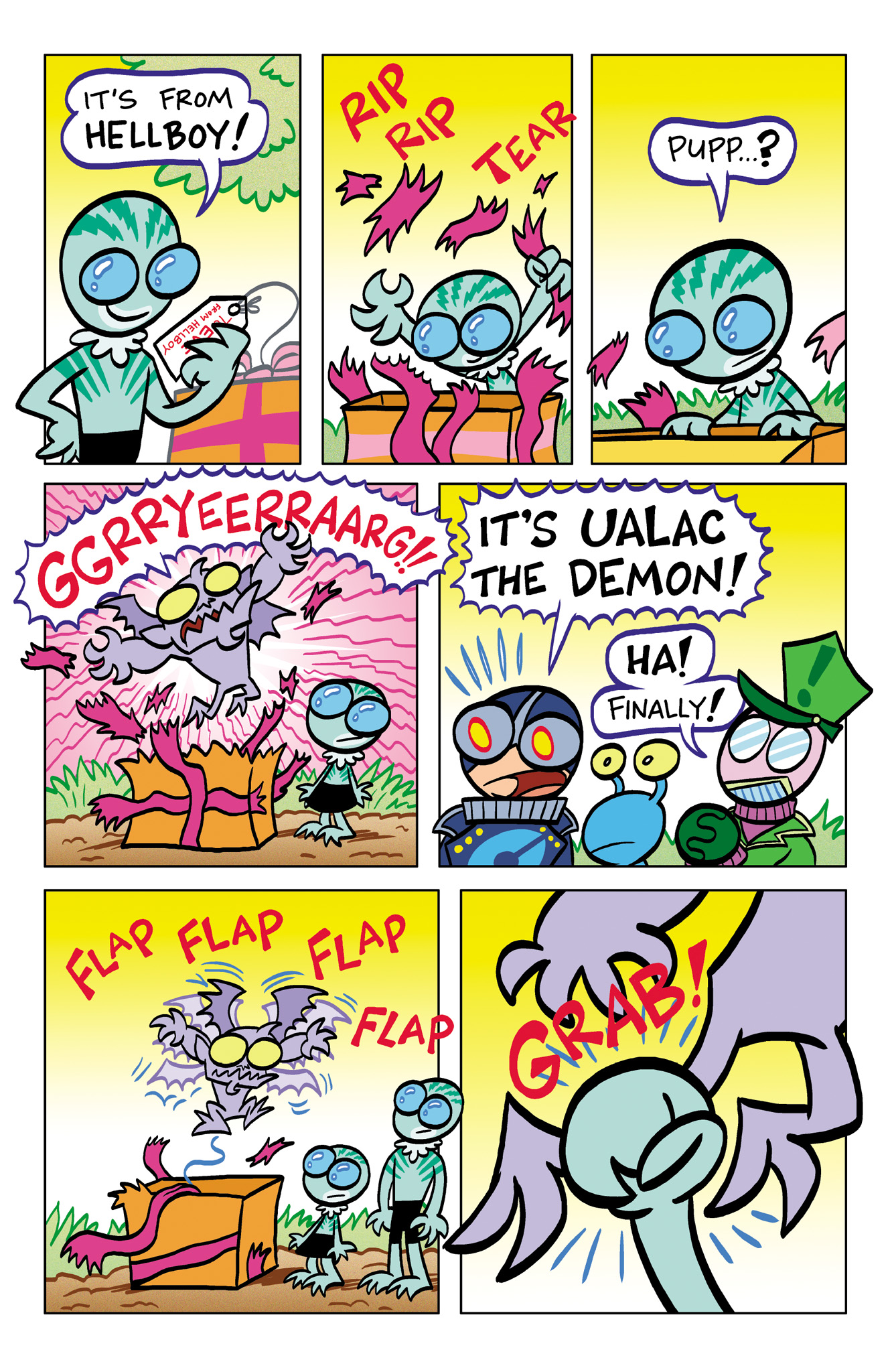 Read online Itty Bitty Hellboy comic -  Issue #5 - 23