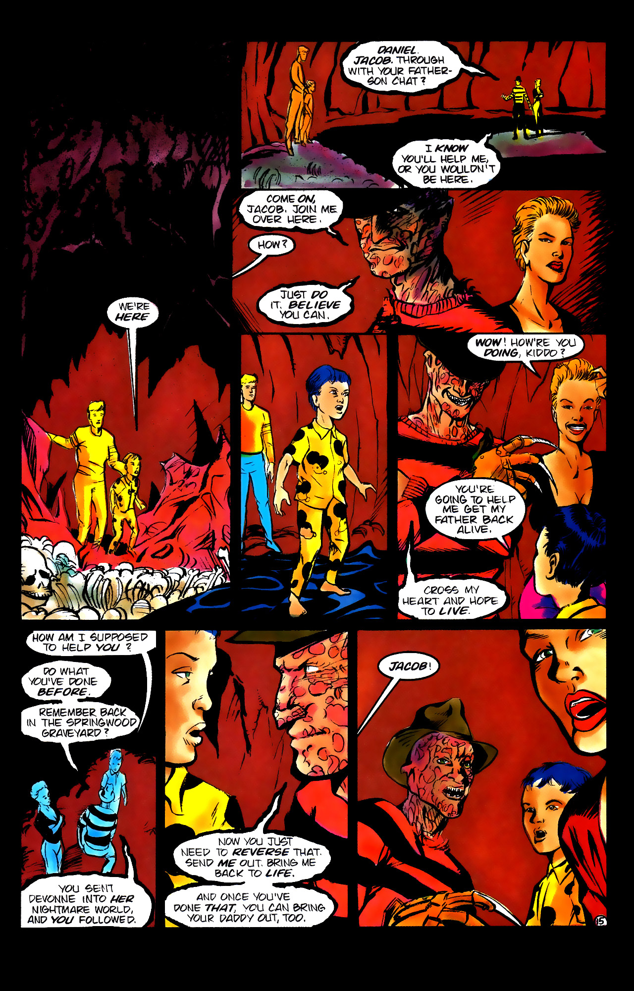 Read online Nightmares On Elm Street comic -  Issue #6 - 15