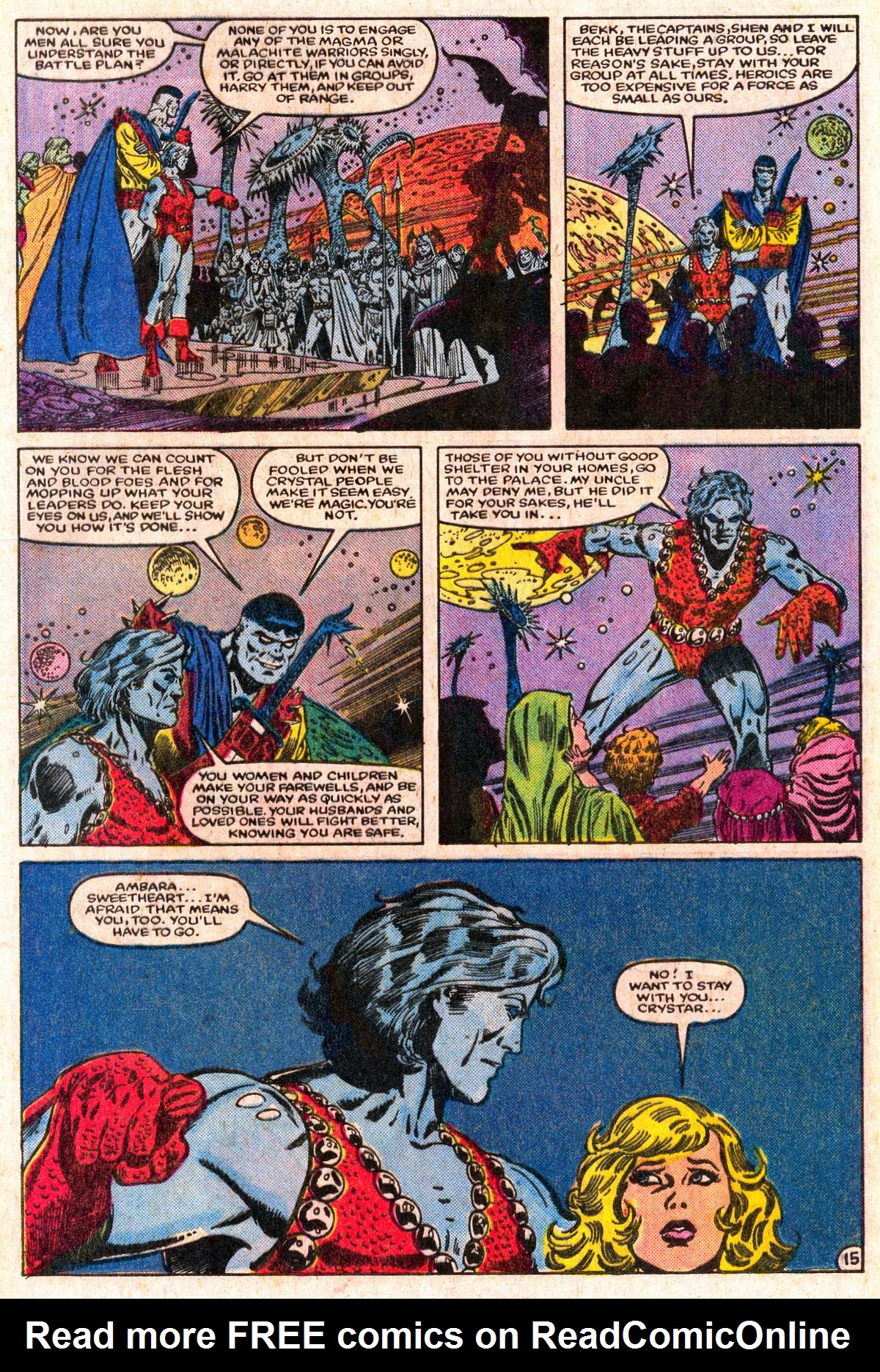 Read online The Saga of Crystar, Crystal Warrior comic -  Issue #10 - 16