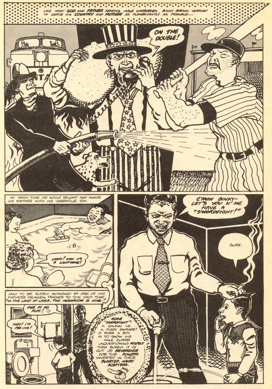 Read online Binky Brown Meets the Holy Virgin Mary comic -  Issue # Full - 7