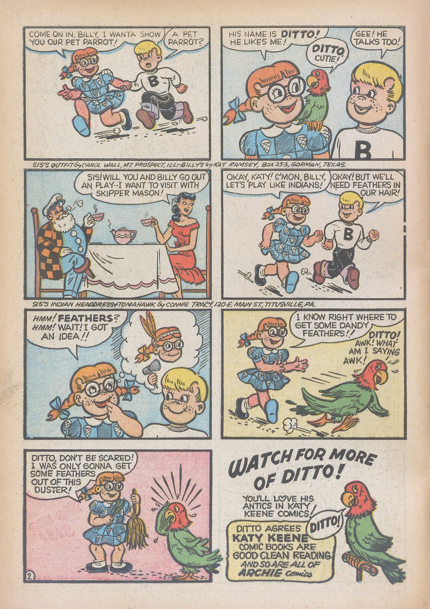 Read online Katy Keene (1949) comic -  Issue #22 - 34
