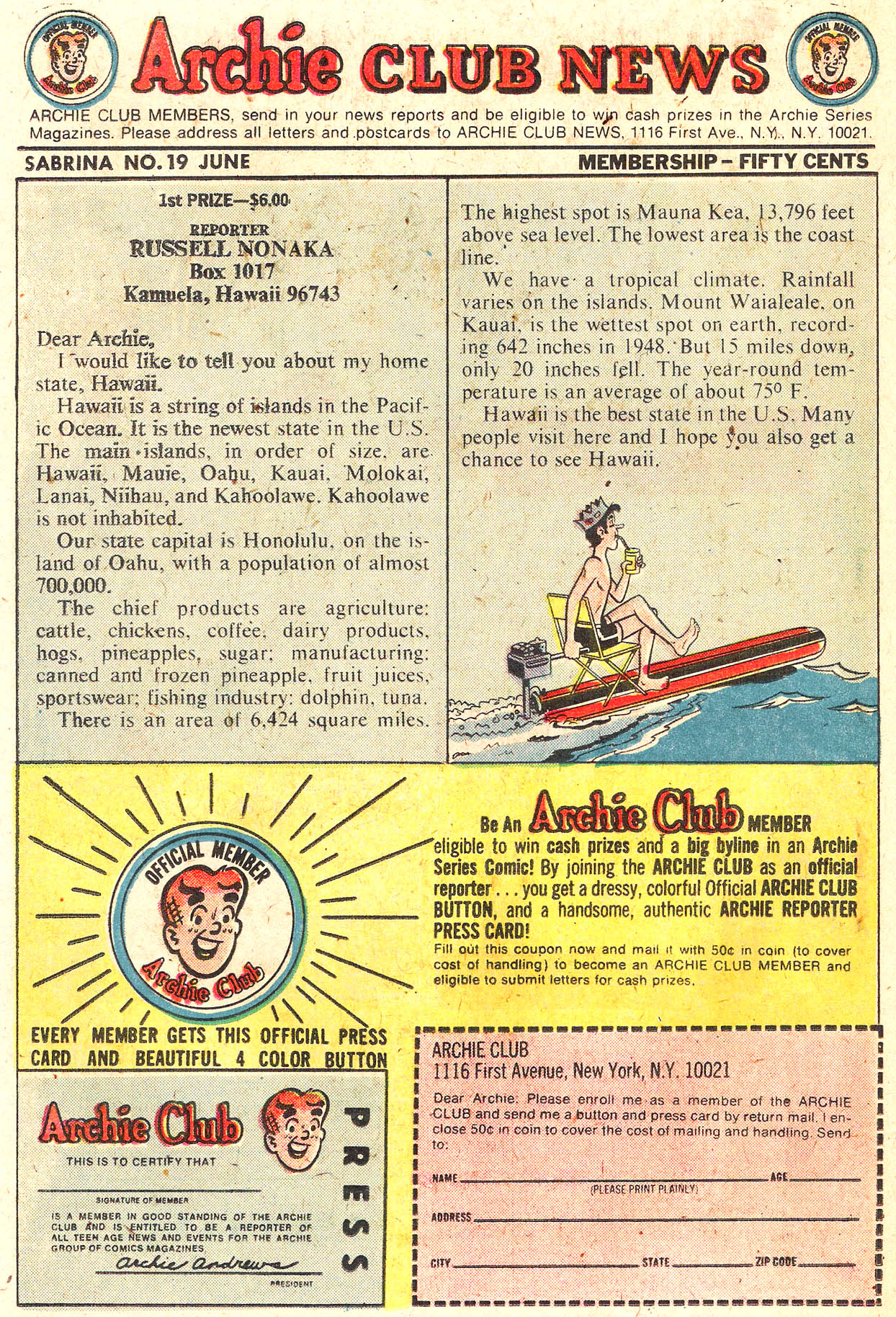 Read online Sabrina The Teenage Witch (1971) comic -  Issue #19 - 26