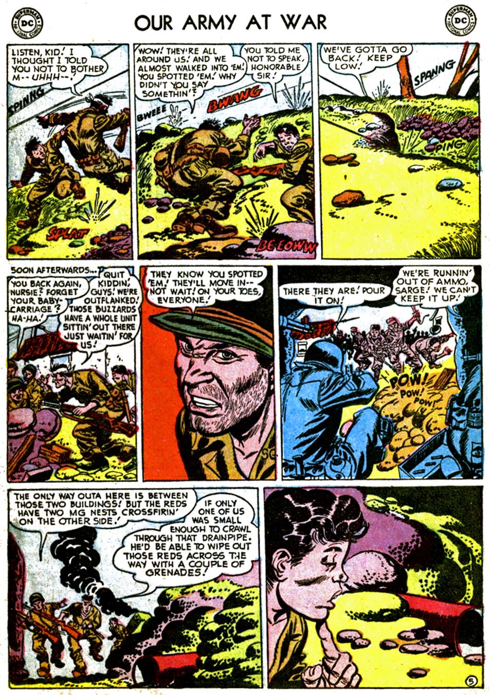Read online Our Army at War (1952) comic -  Issue #6 - 32