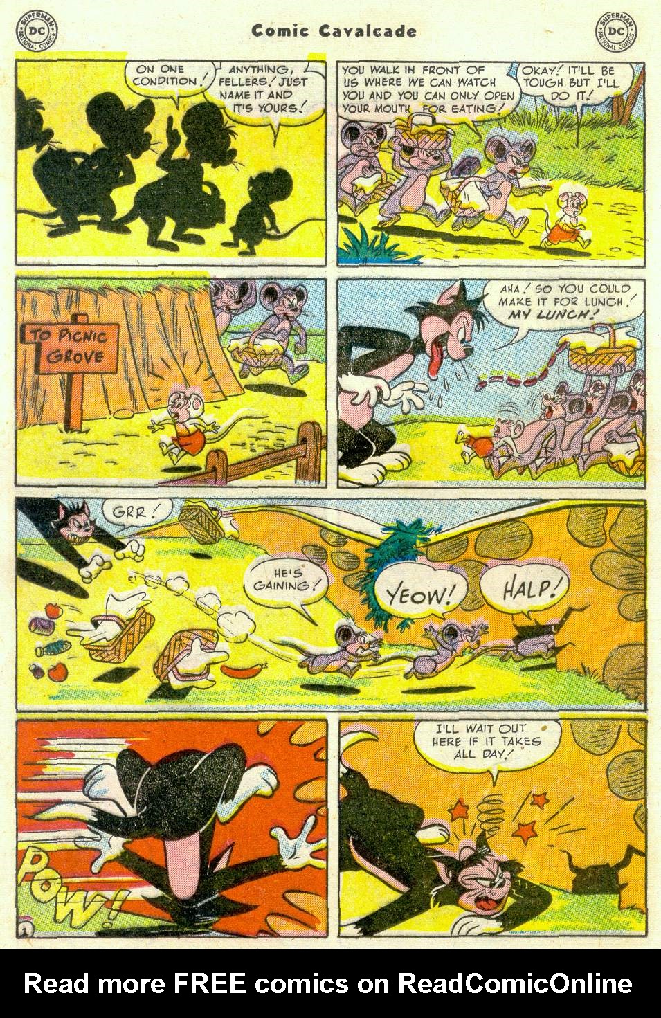 Read online Comic Cavalcade comic -  Issue #49 - 22