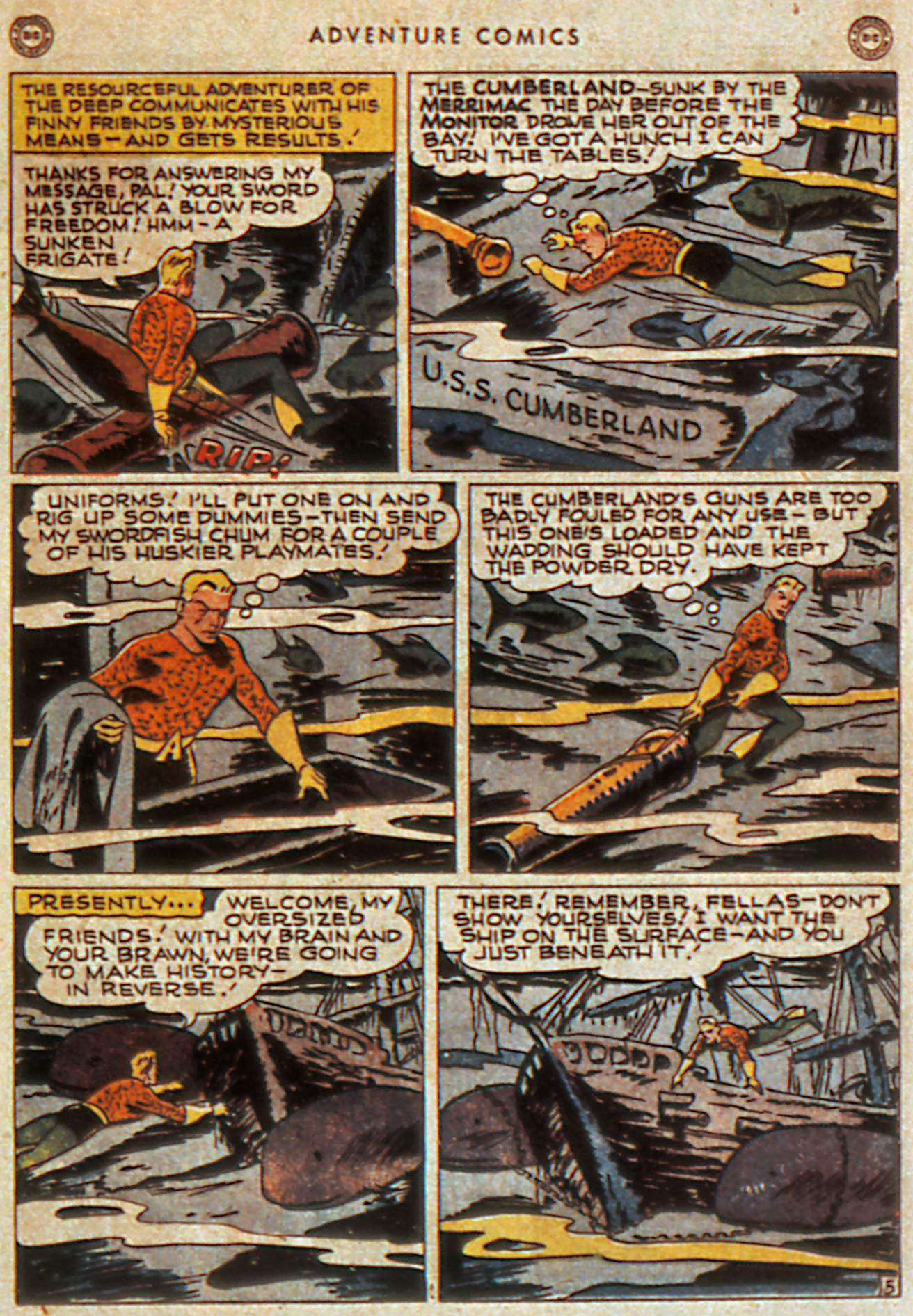 Read online Adventure Comics (1938) comic -  Issue #115 - 36