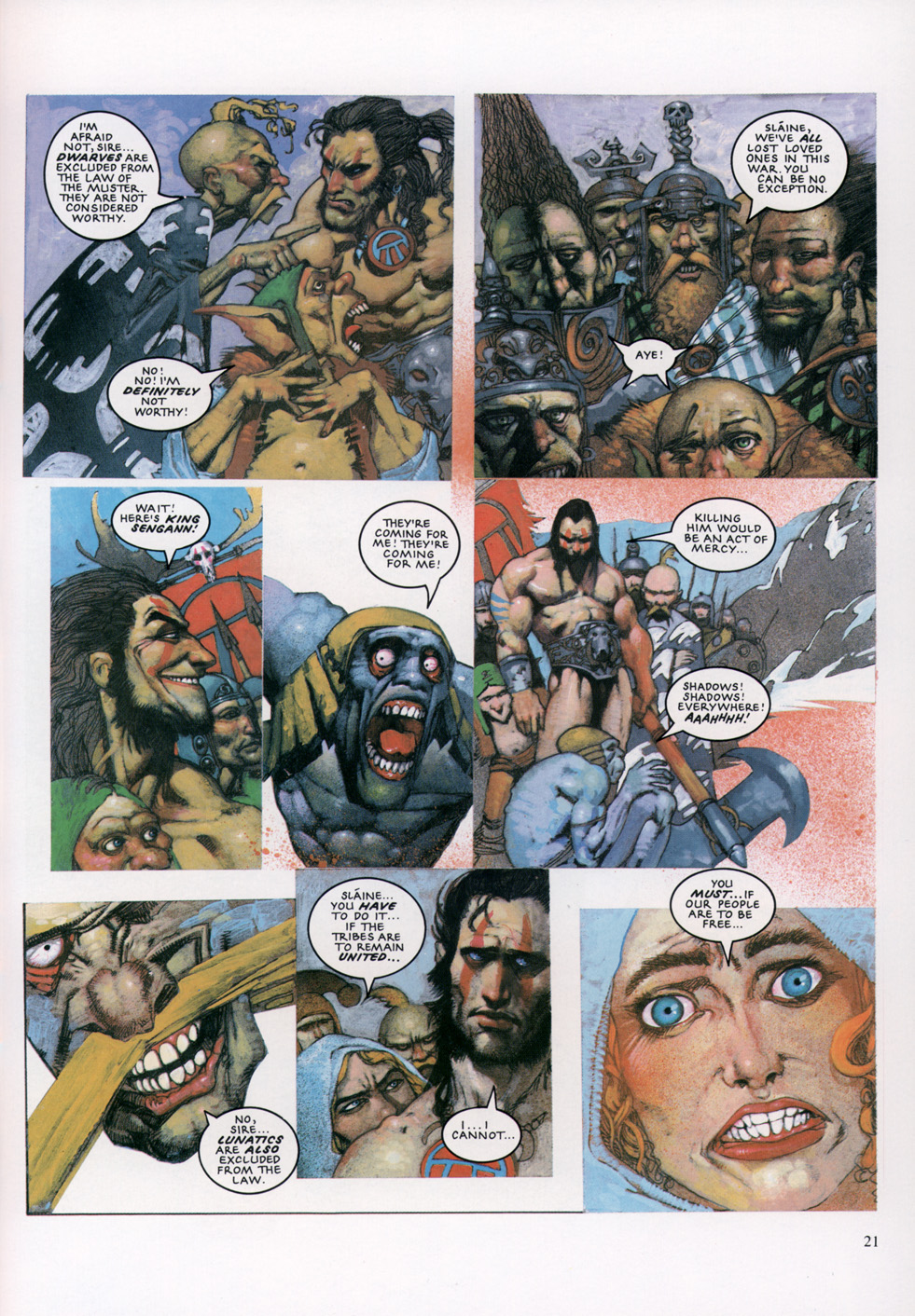 Read online Slaine: The Horned God (1993) comic -  Issue #5 - 22