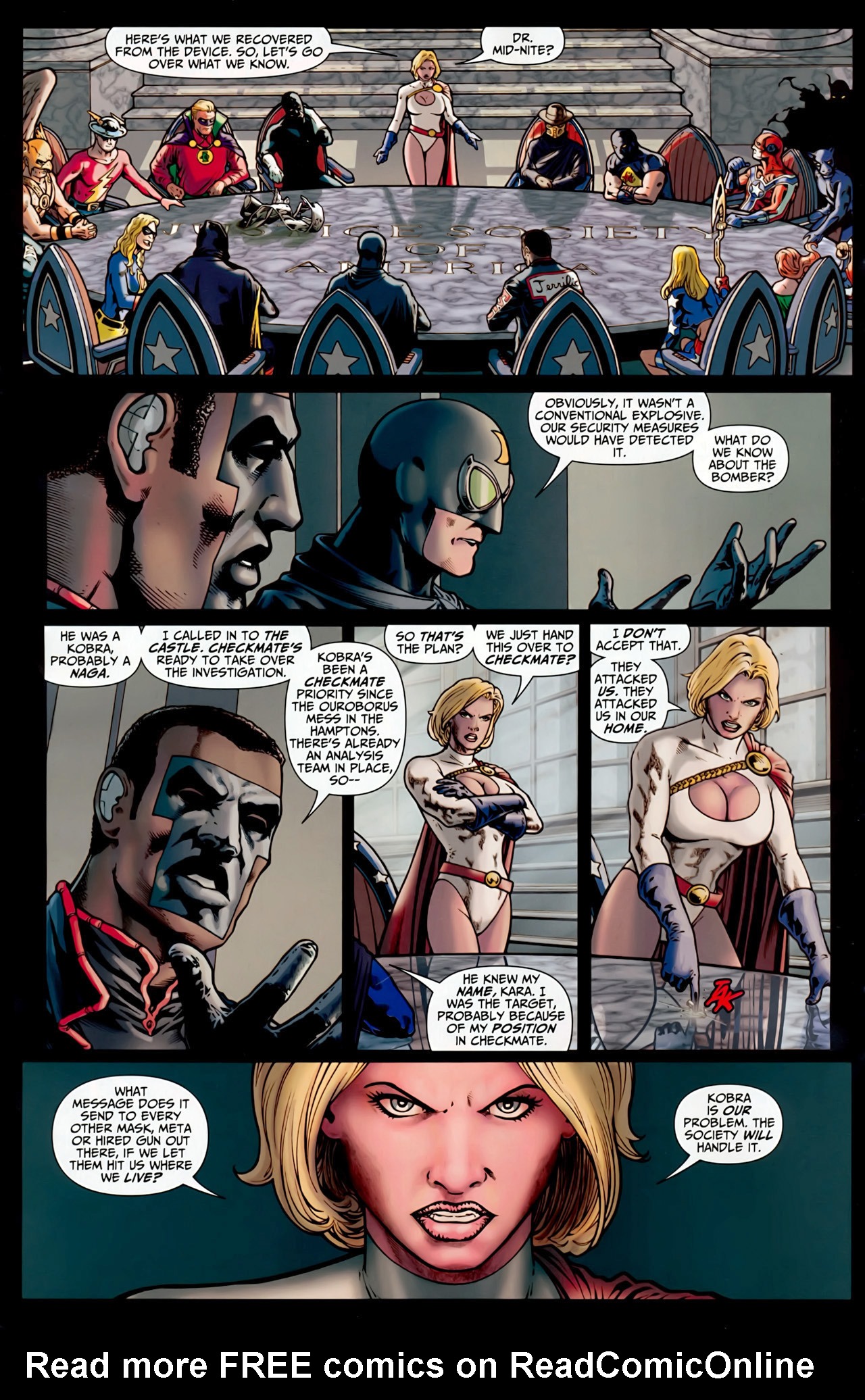 Read online JSA vs. Kobra comic -  Issue #1 - 8