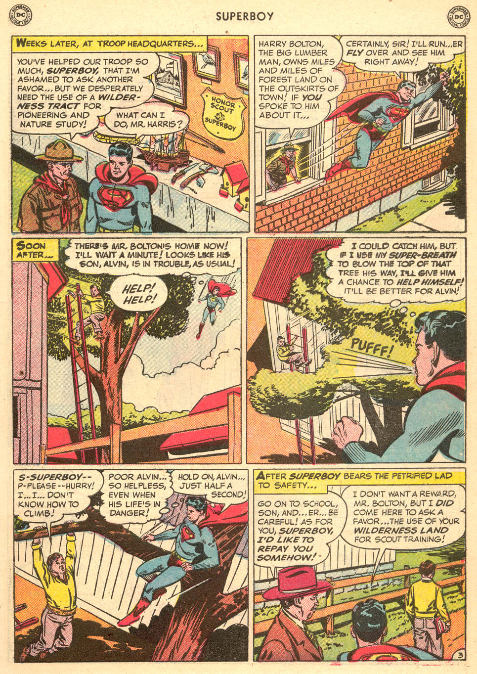 Read online Superboy (1949) comic -  Issue #13 - 4