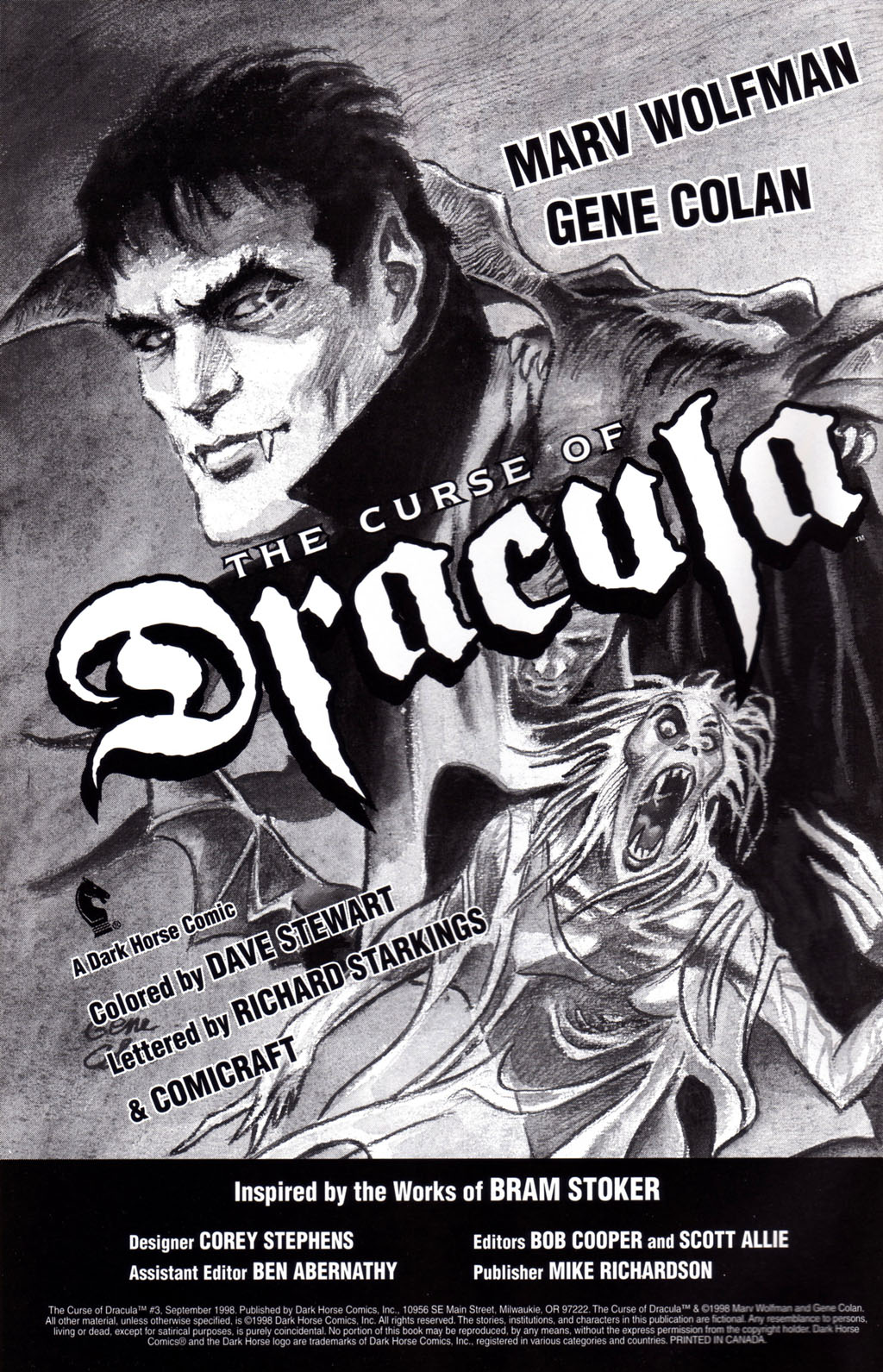 Read online The Curse of Dracula comic -  Issue #3 - 2