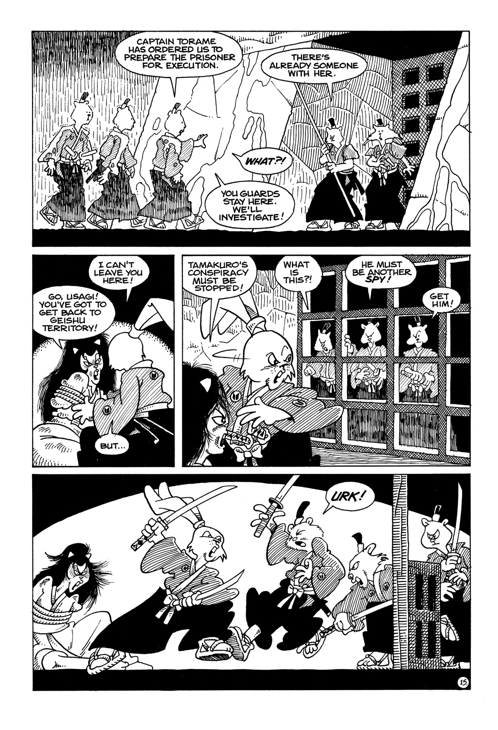 Read online Usagi Yojimbo (1987) comic -  Issue #15 - 17