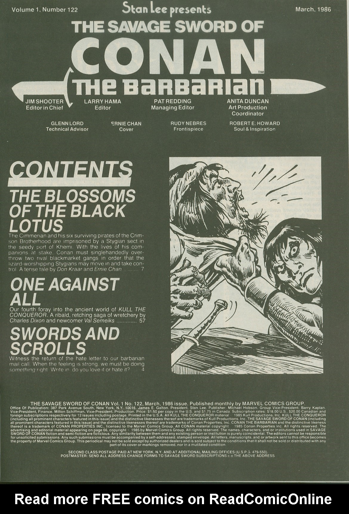 Read online The Savage Sword Of Conan comic -  Issue #122 - 3