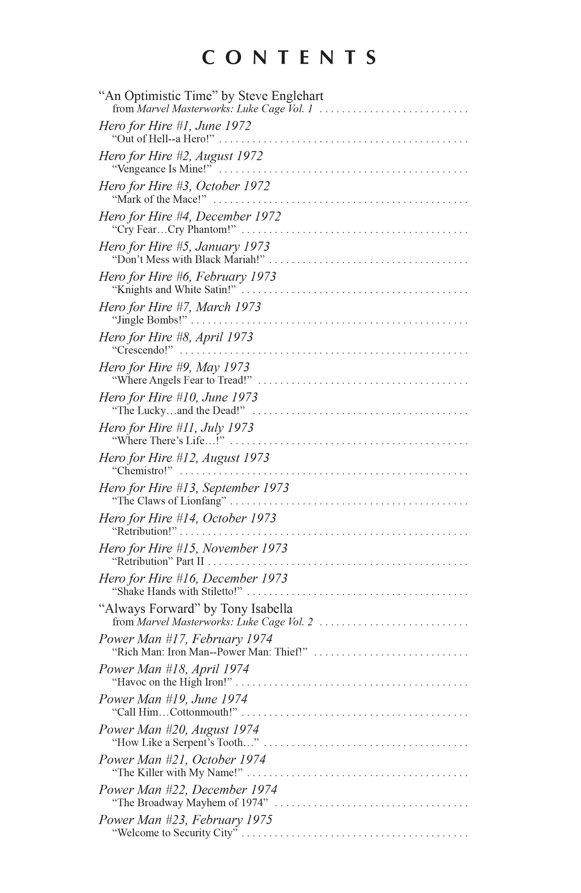 Read online Luke Cage Omnibus comic -  Issue # TPB (Part 1) - 5