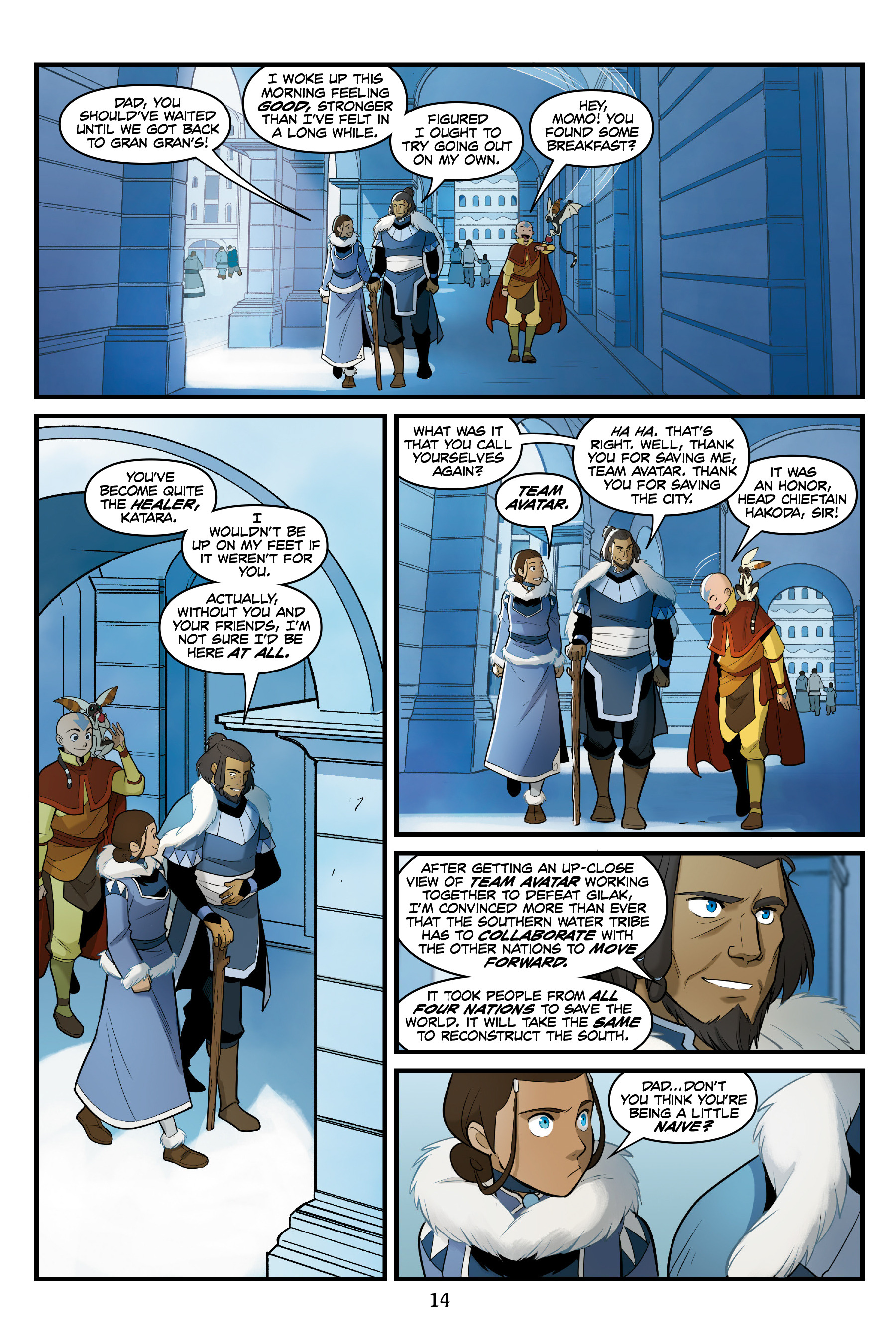 Read online Nickelodeon Avatar: The Last Airbender - North and South comic -  Issue #3 - 15