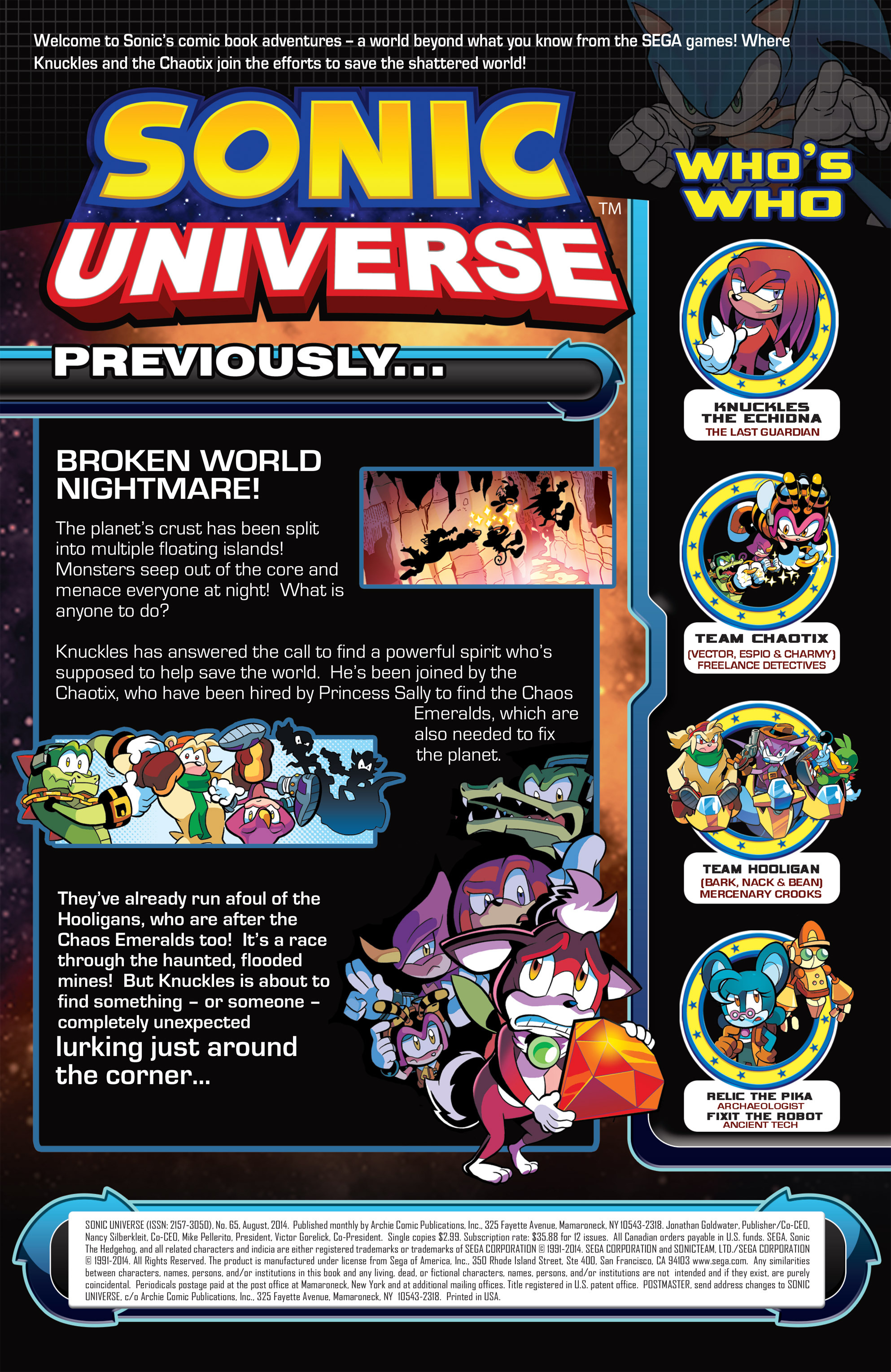 Read online Sonic Universe comic -  Issue #65 - 2