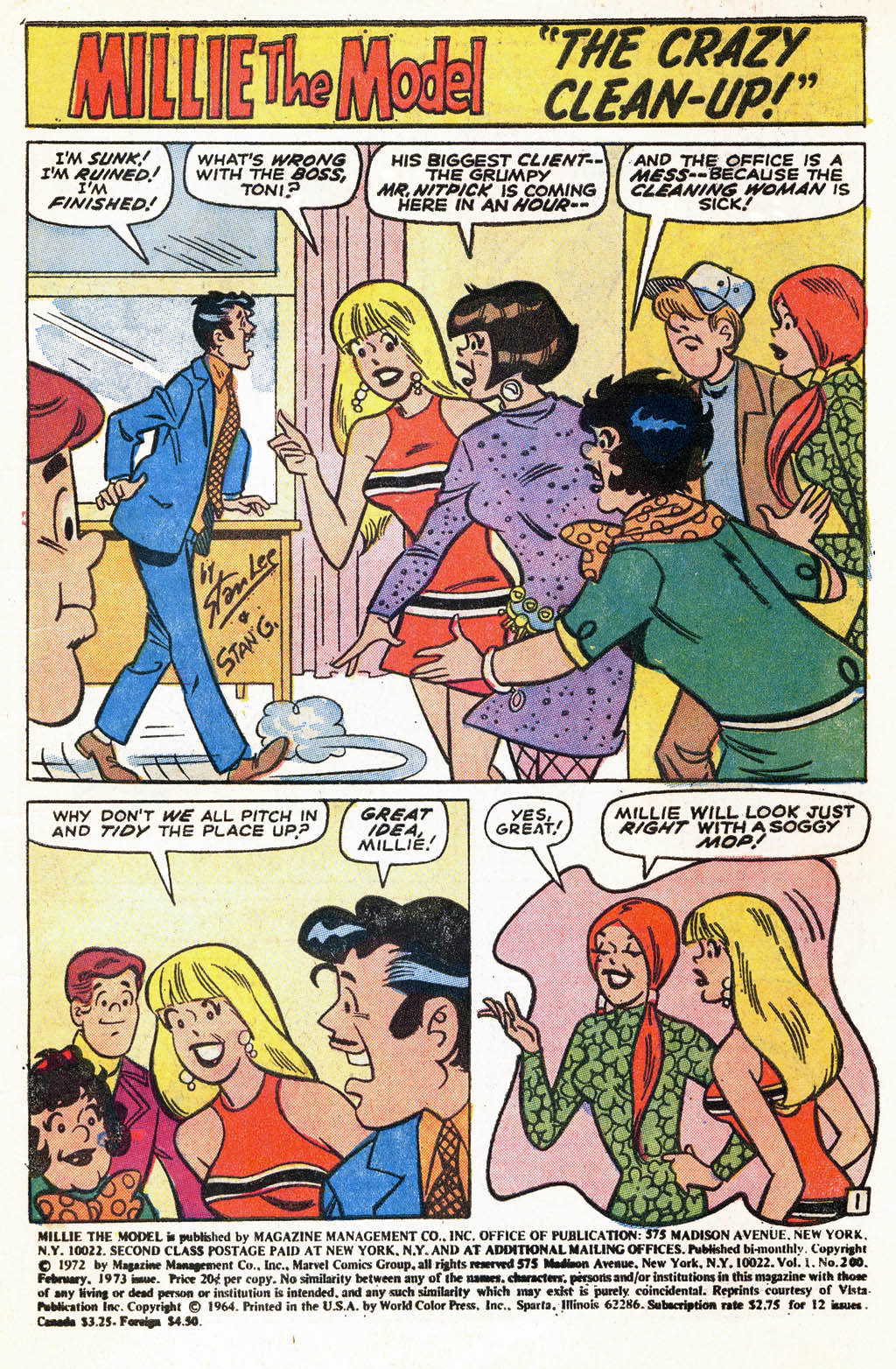 Read online Millie the Model comic -  Issue #200 - 3