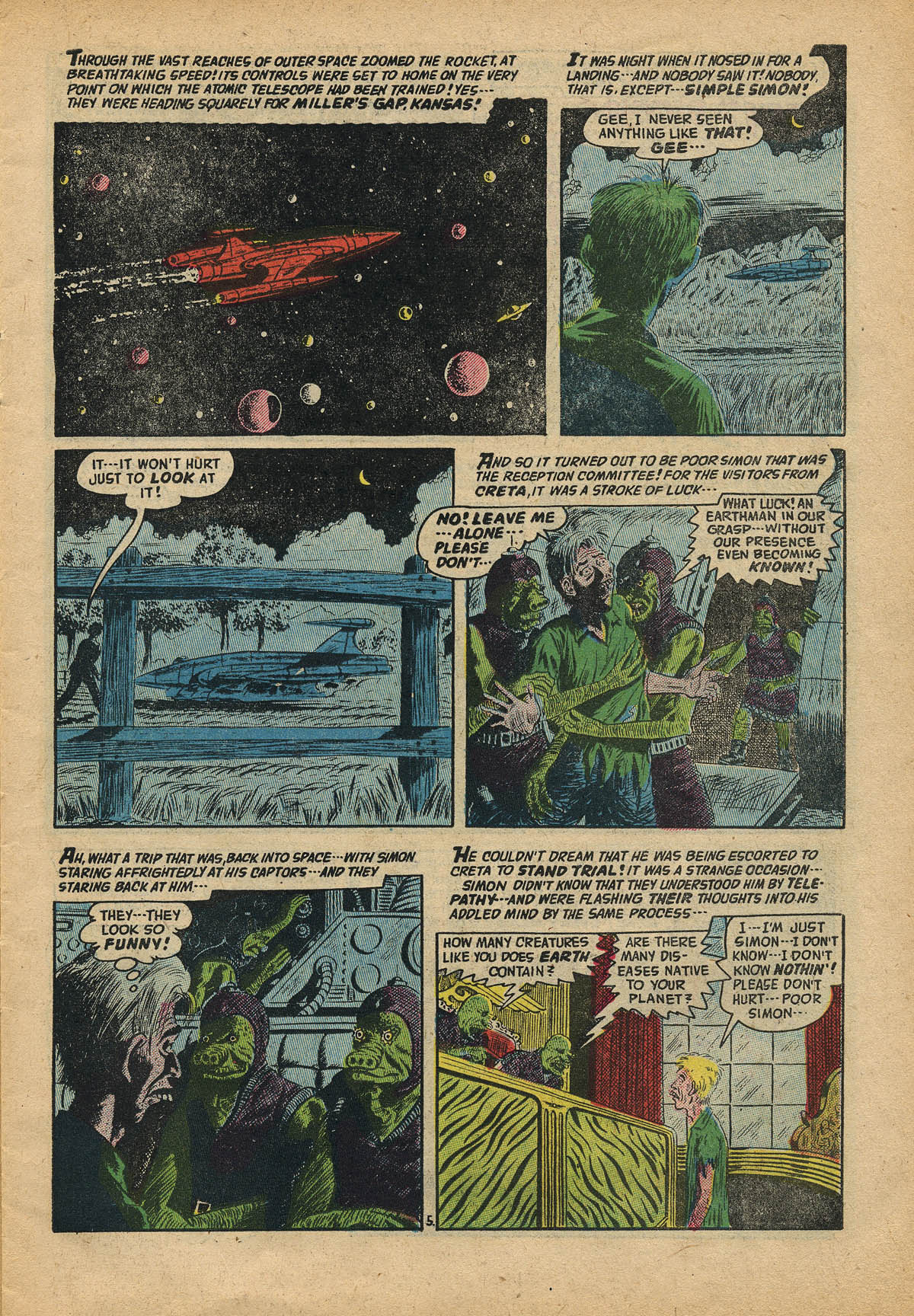 Read online Adventures Into The Unknown comic -  Issue #61 - 7