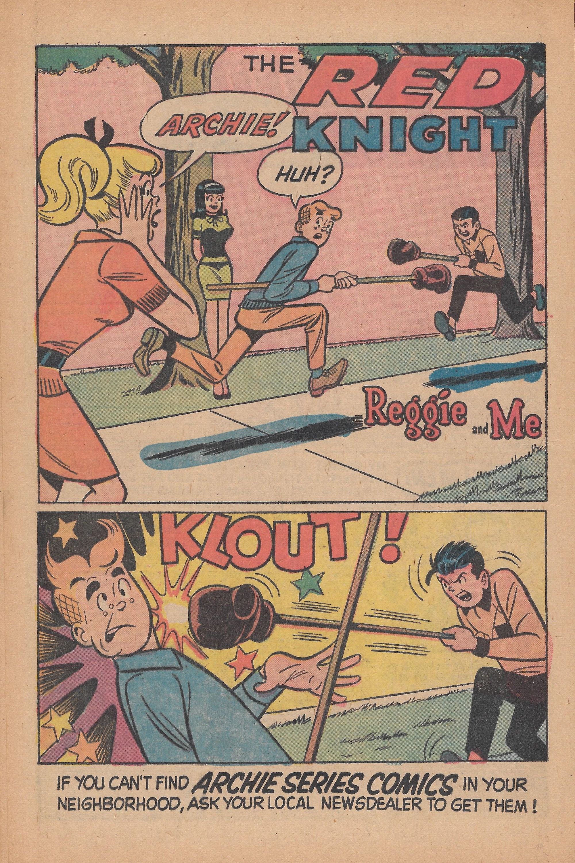 Read online Reggie and Me (1966) comic -  Issue #63 - 20
