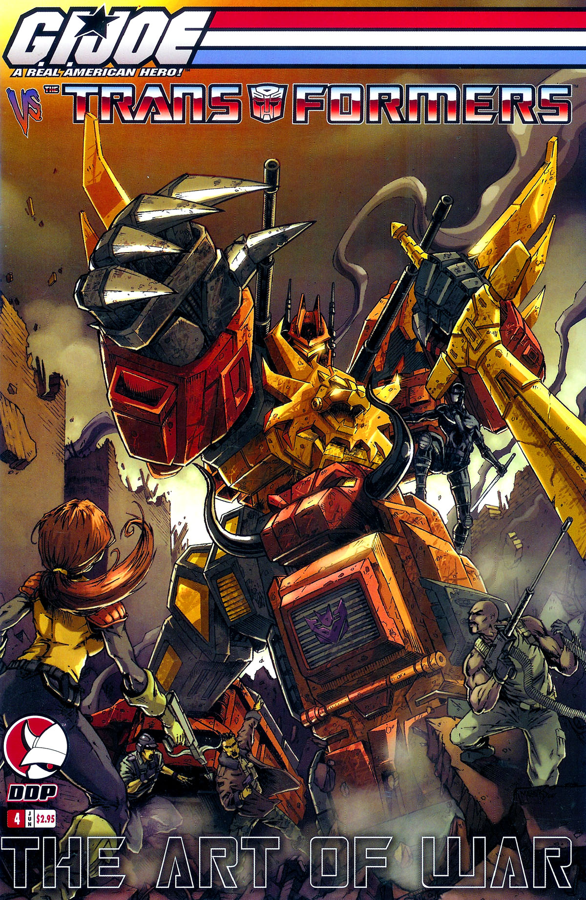 Read online G.I. Joe vs. The Transformers III: The Art of War comic -  Issue #4 - 2