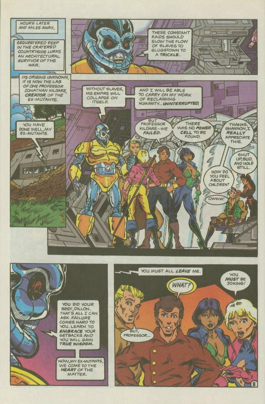 Read online Ex-Mutants comic -  Issue #1 - 9
