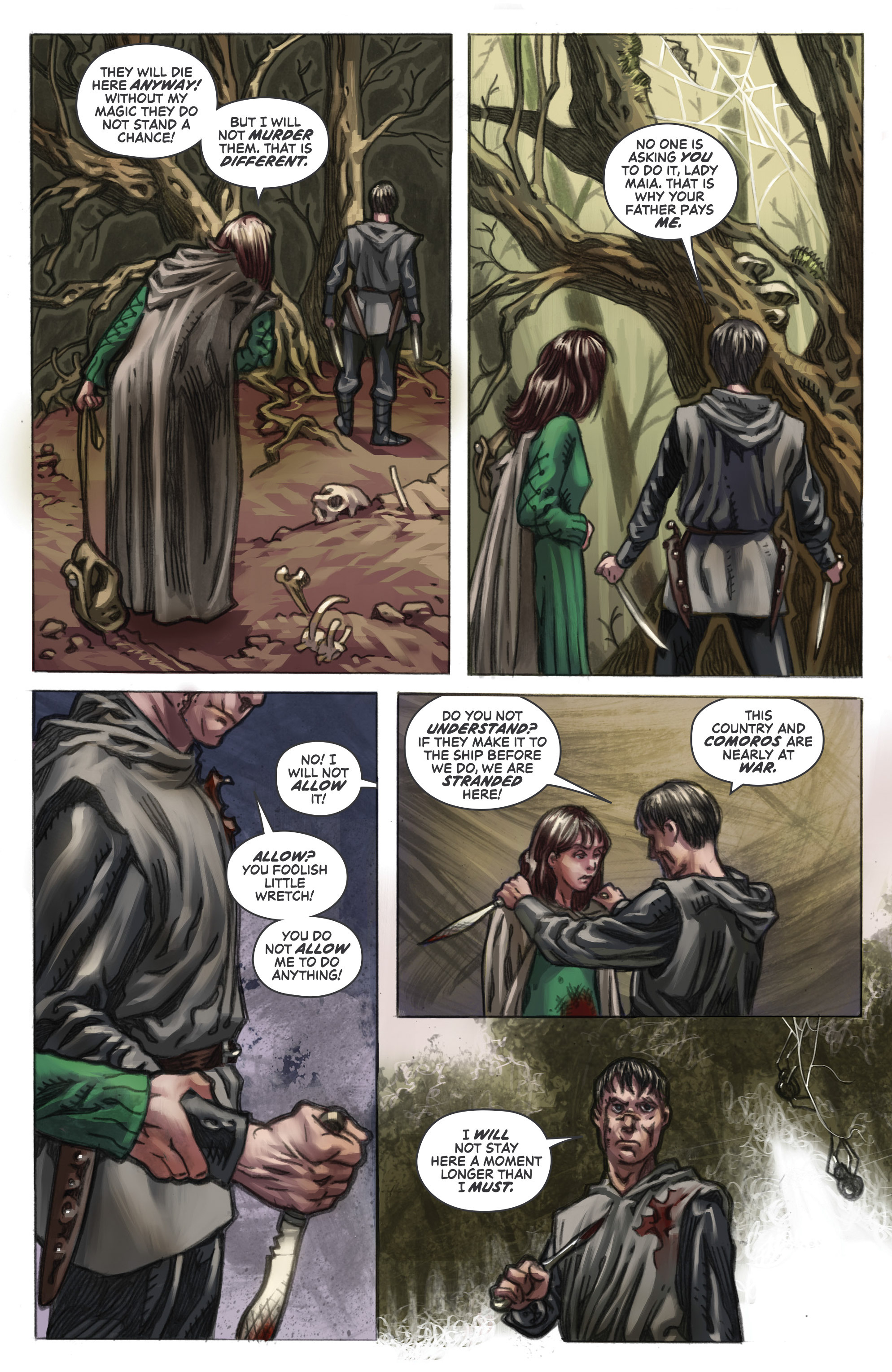 Read online Muirwood: The Lost Abbey comic -  Issue #3 - 22