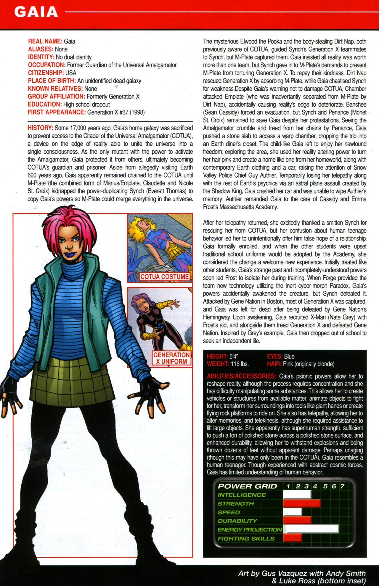 Read online Official Handbook of the Marvel Universe A To Z Update comic -  Issue #4 - 16