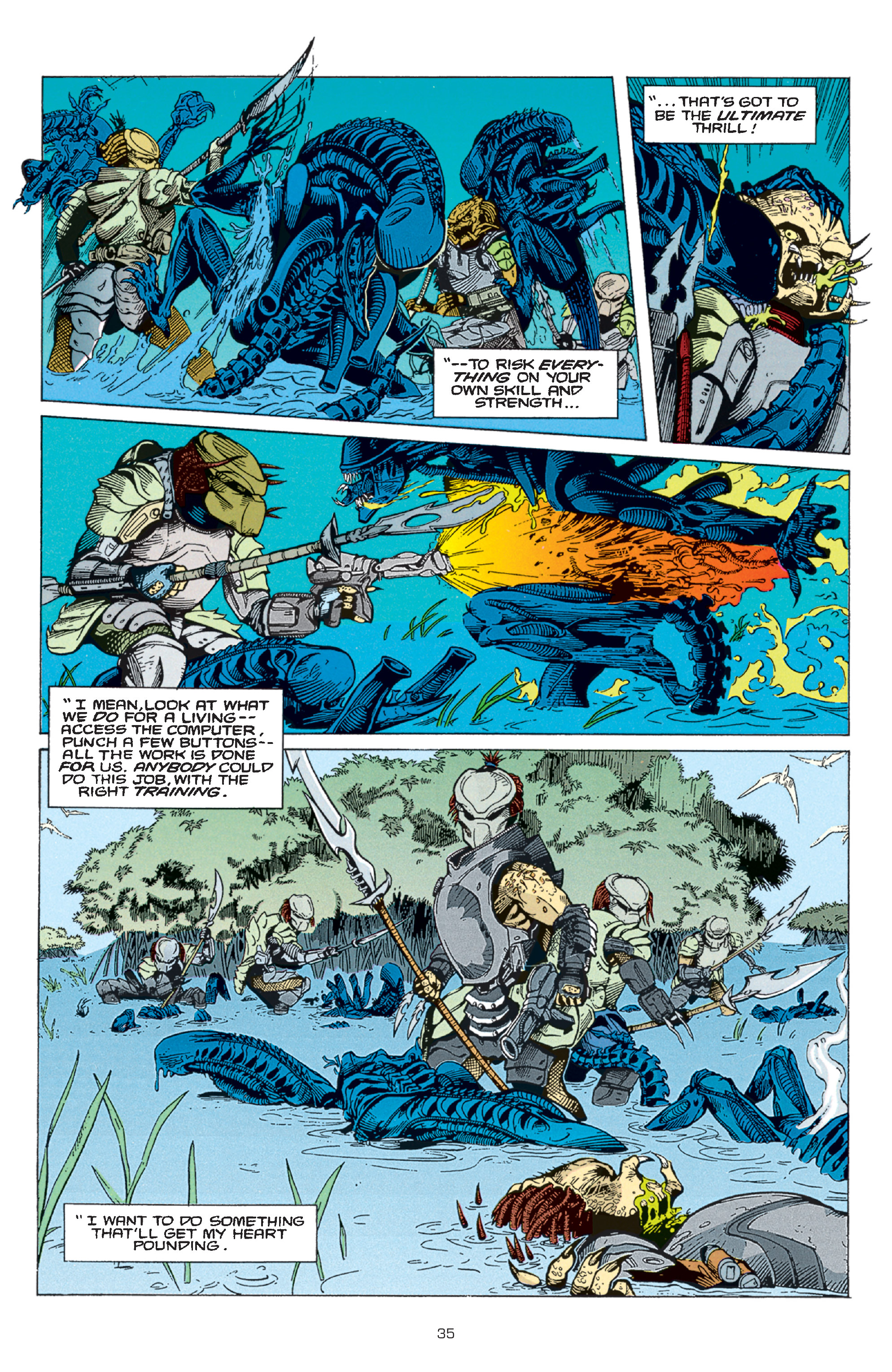 Read online Aliens vs. Predator: The Essential Comics comic -  Issue # TPB 1 (Part 1) - 37