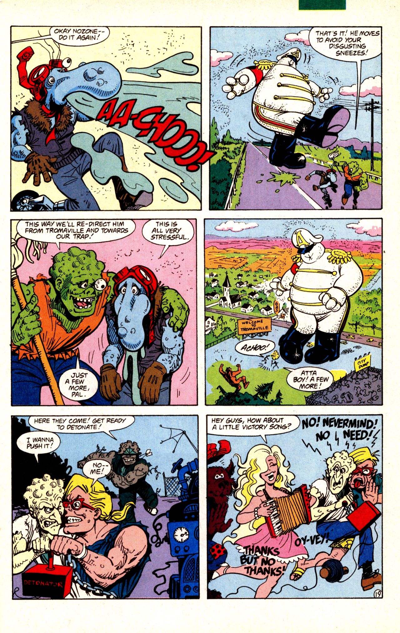 Read online Toxic Crusaders comic -  Issue #7 - 28