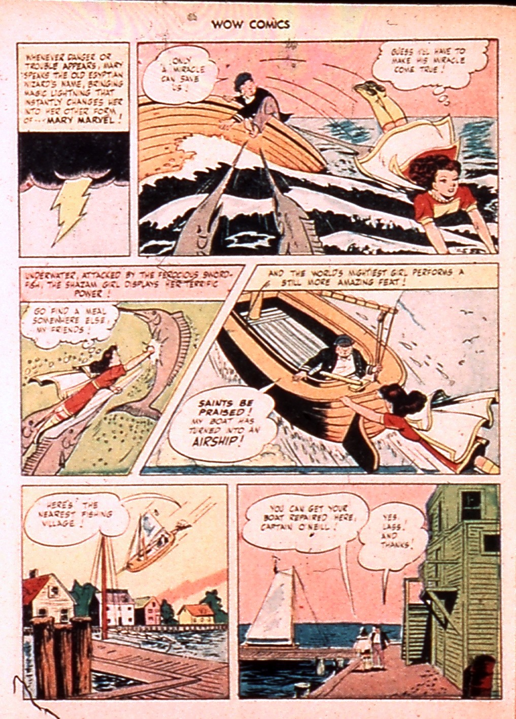 Read online Wow Comics comic -  Issue #50 - 6