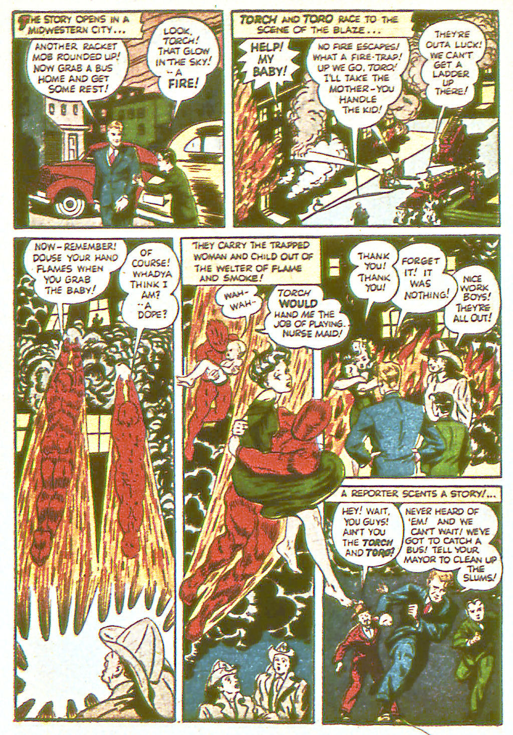 Read online The Human Torch (1940) comic -  Issue #9 - 4