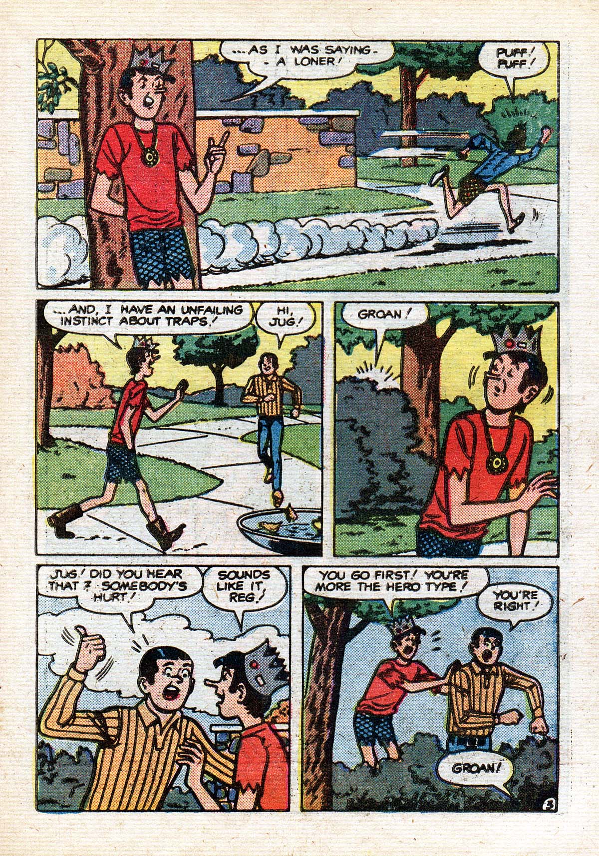 Read online Jughead Jones Comics Digest comic -  Issue #40 - 122