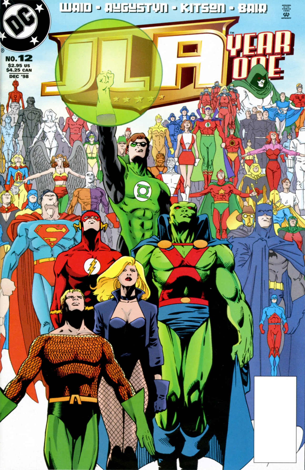 Read online JLA: Year One comic -  Issue #12 - 1