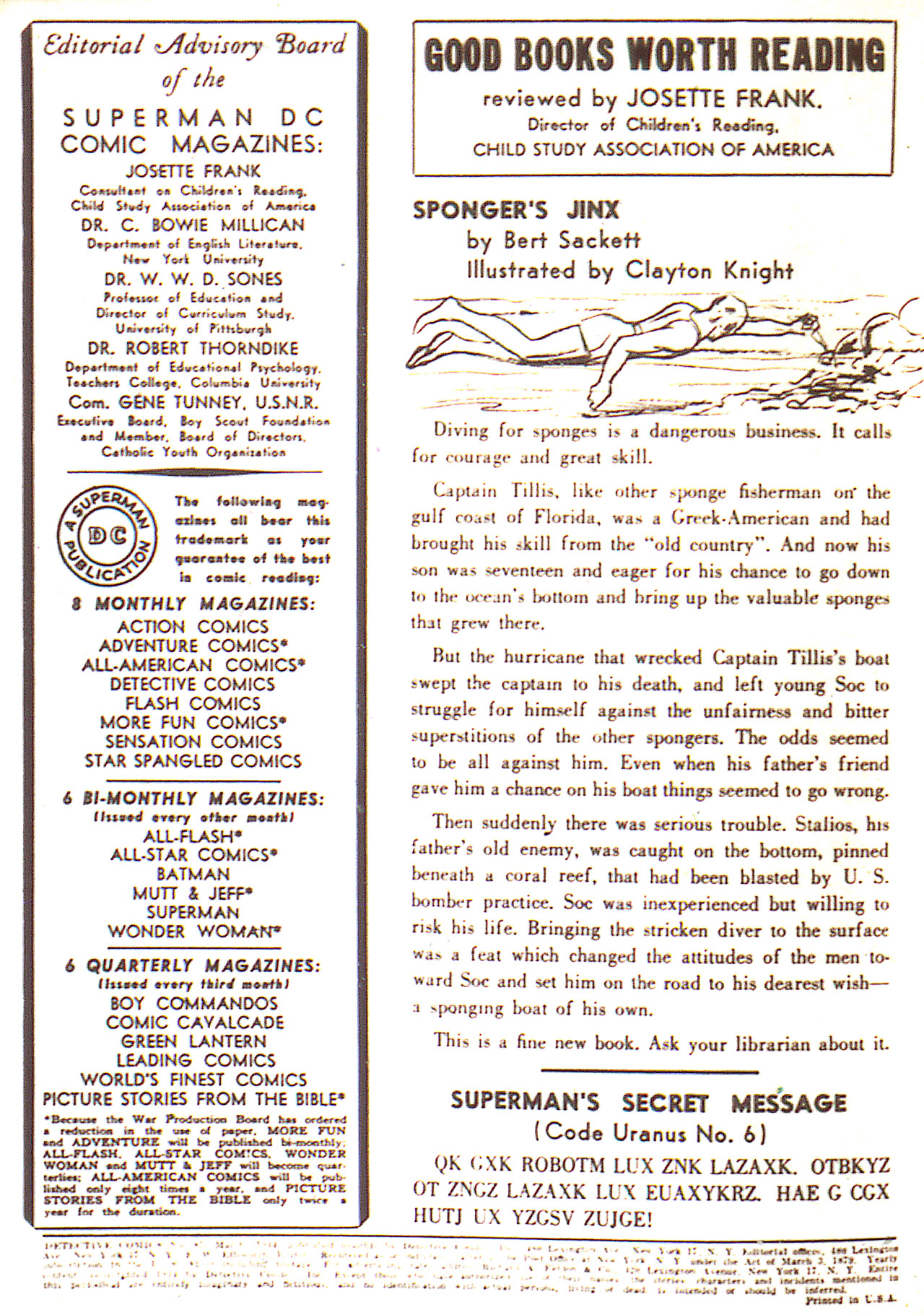 Read online Detective Comics (1937) comic -  Issue #85 - 2