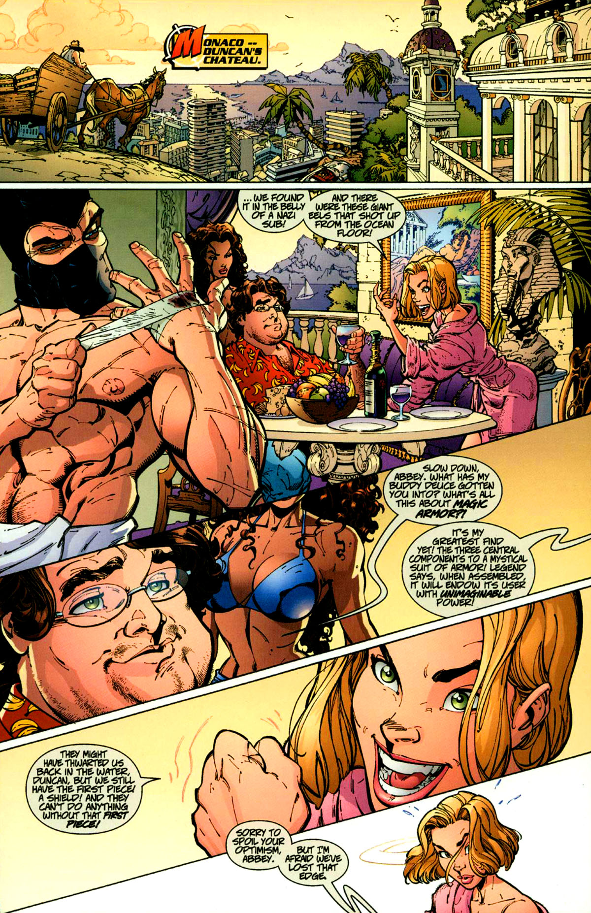 Read online Danger Girl (1998) comic -  Issue #6 - 7