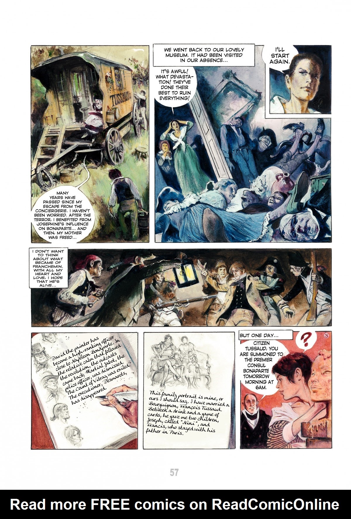 Read online The Fascinating Madame Tussaud comic -  Issue # TPB - 59