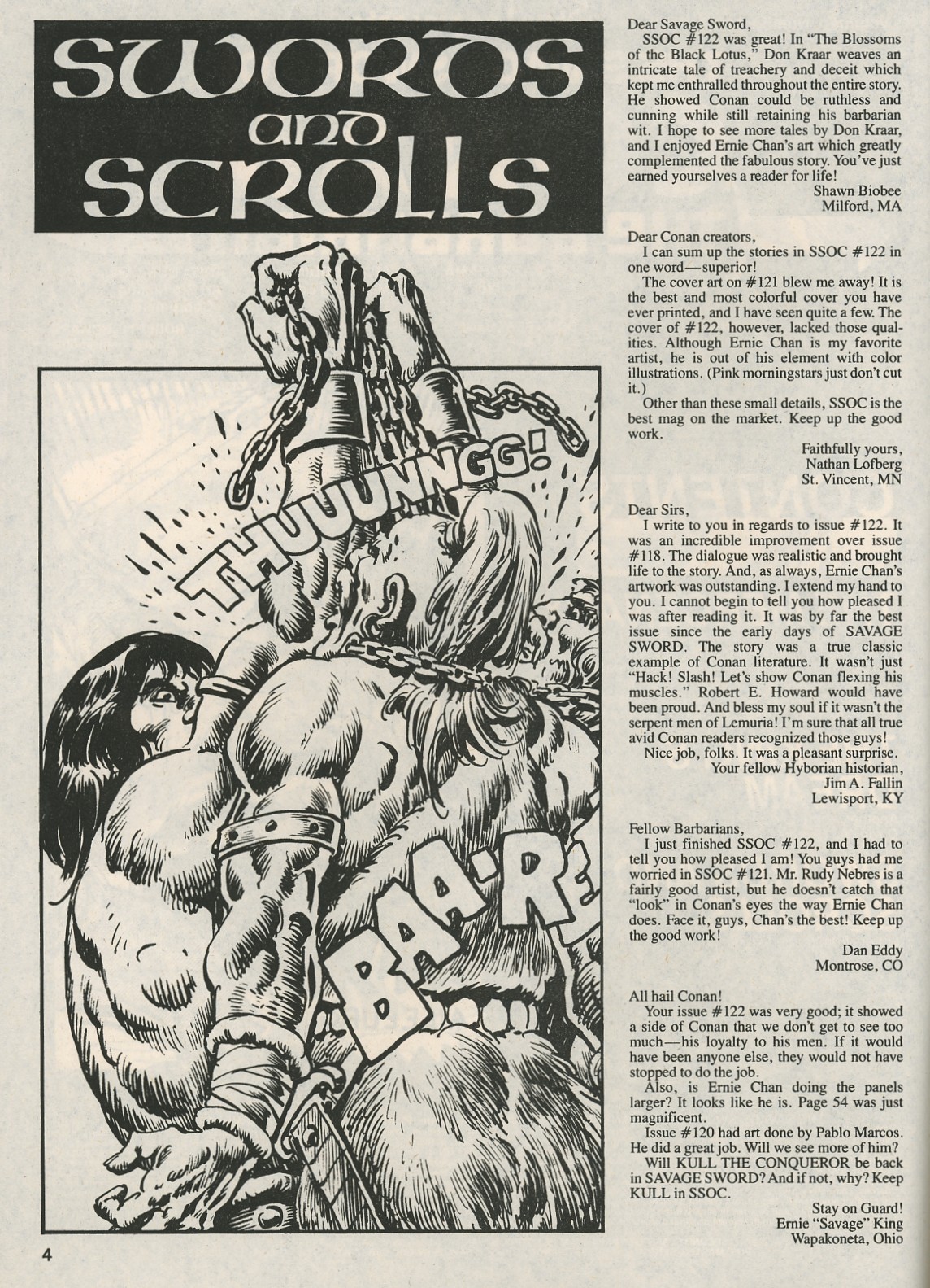 Read online The Savage Sword Of Conan comic -  Issue #126 - 4
