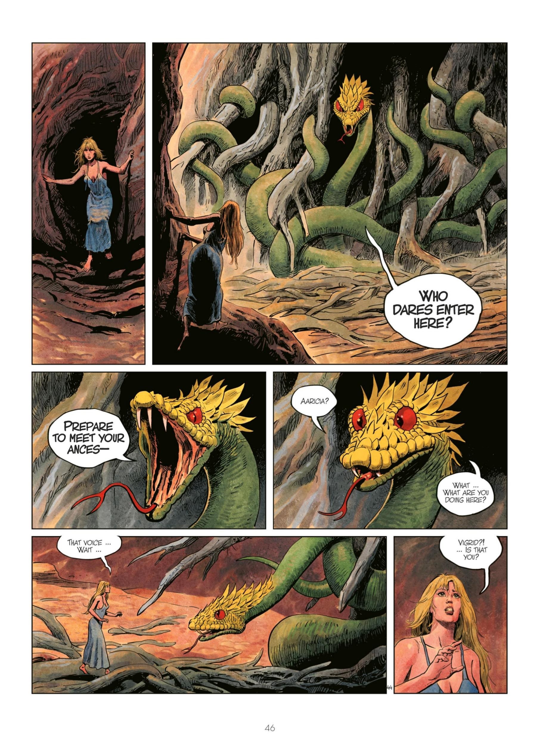 Read online The World of Thorgal: Wolfcub comic -  Issue #7 - 48