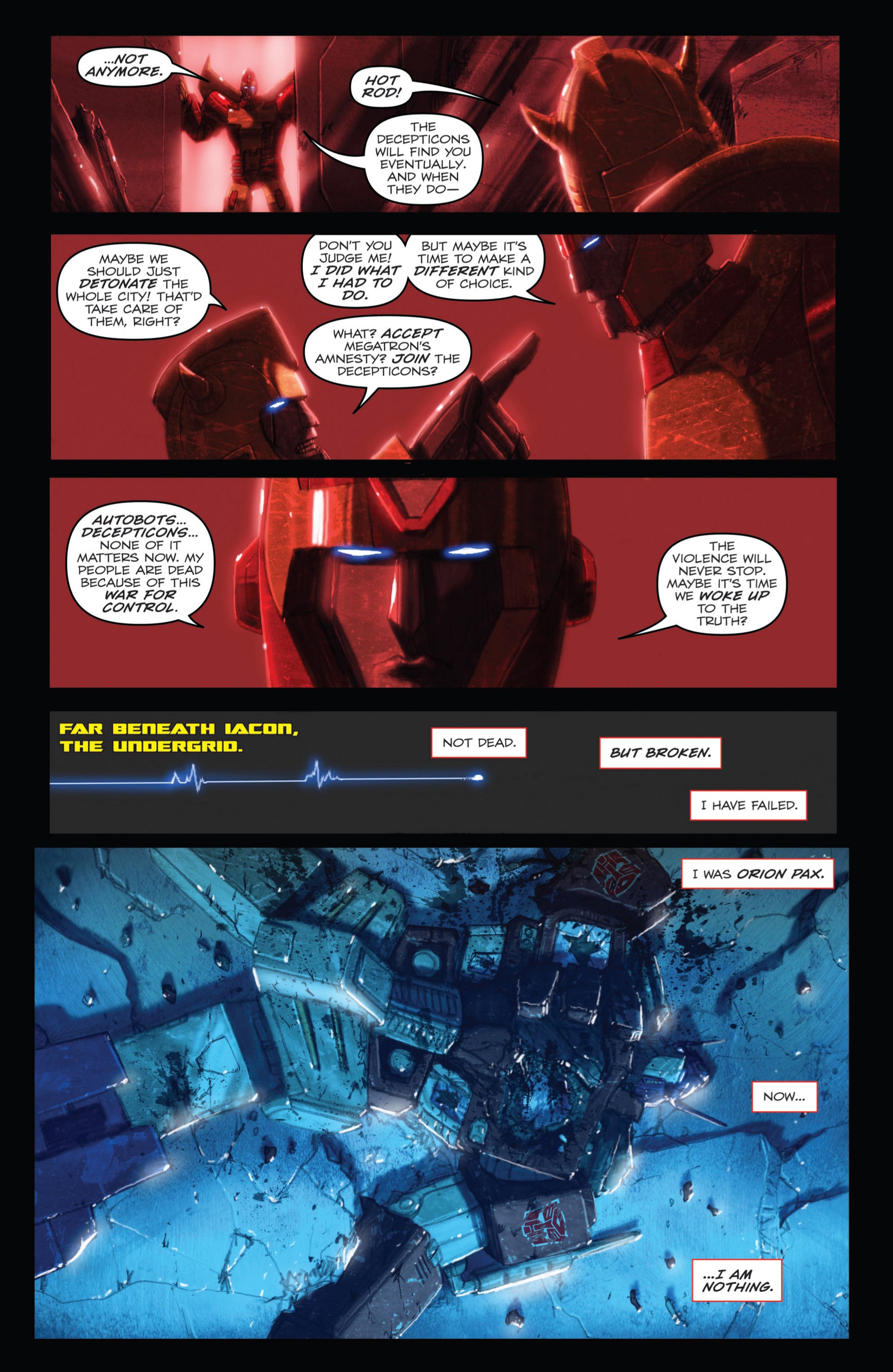 Read online Transformers: Autocracy comic -  Issue # Full - 81