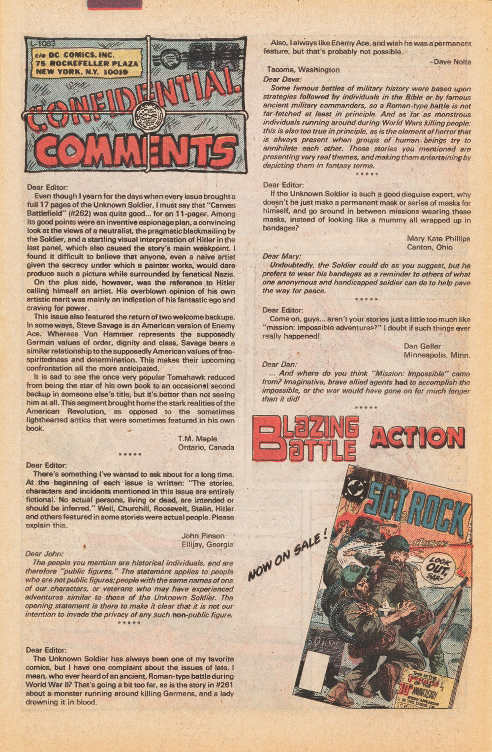 Read online Unknown Soldier (1977) comic -  Issue #267 - 34