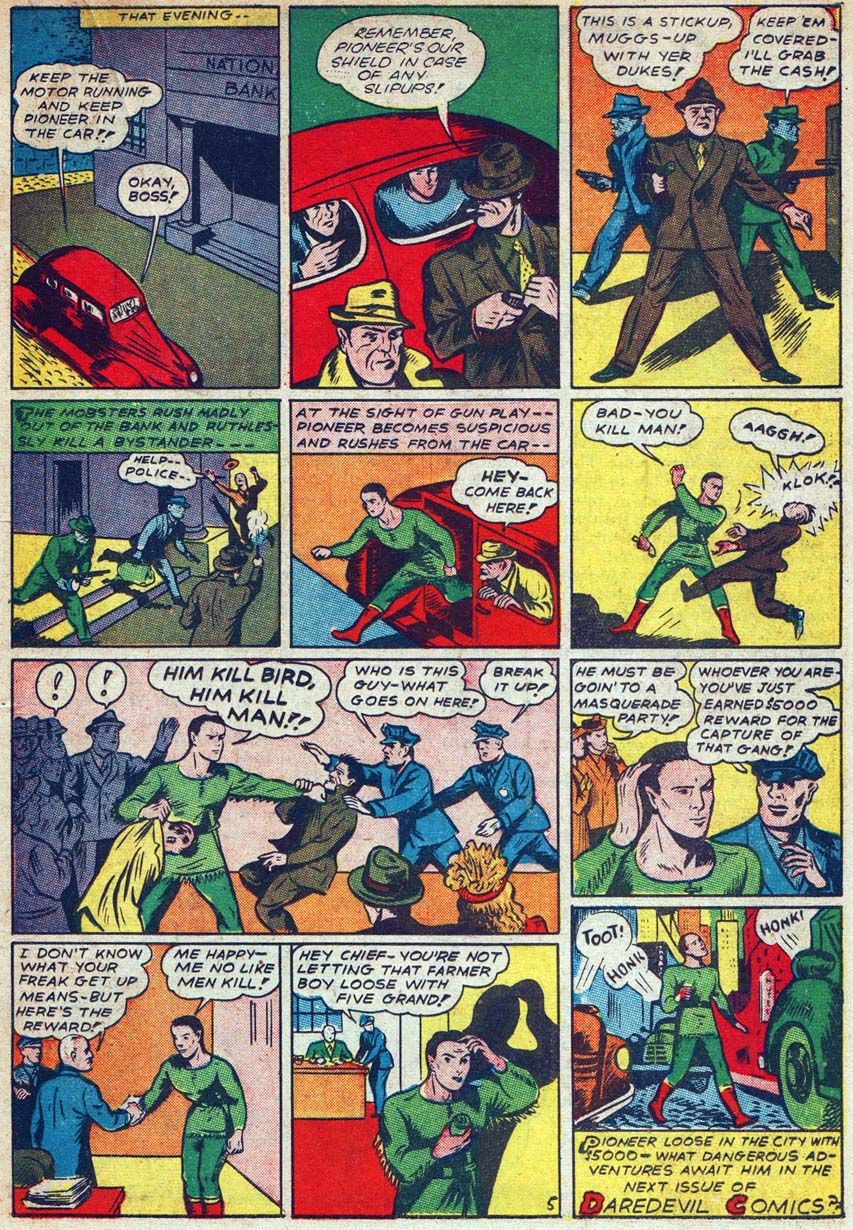 Read online Daredevil (1941) comic -  Issue #2 - 35